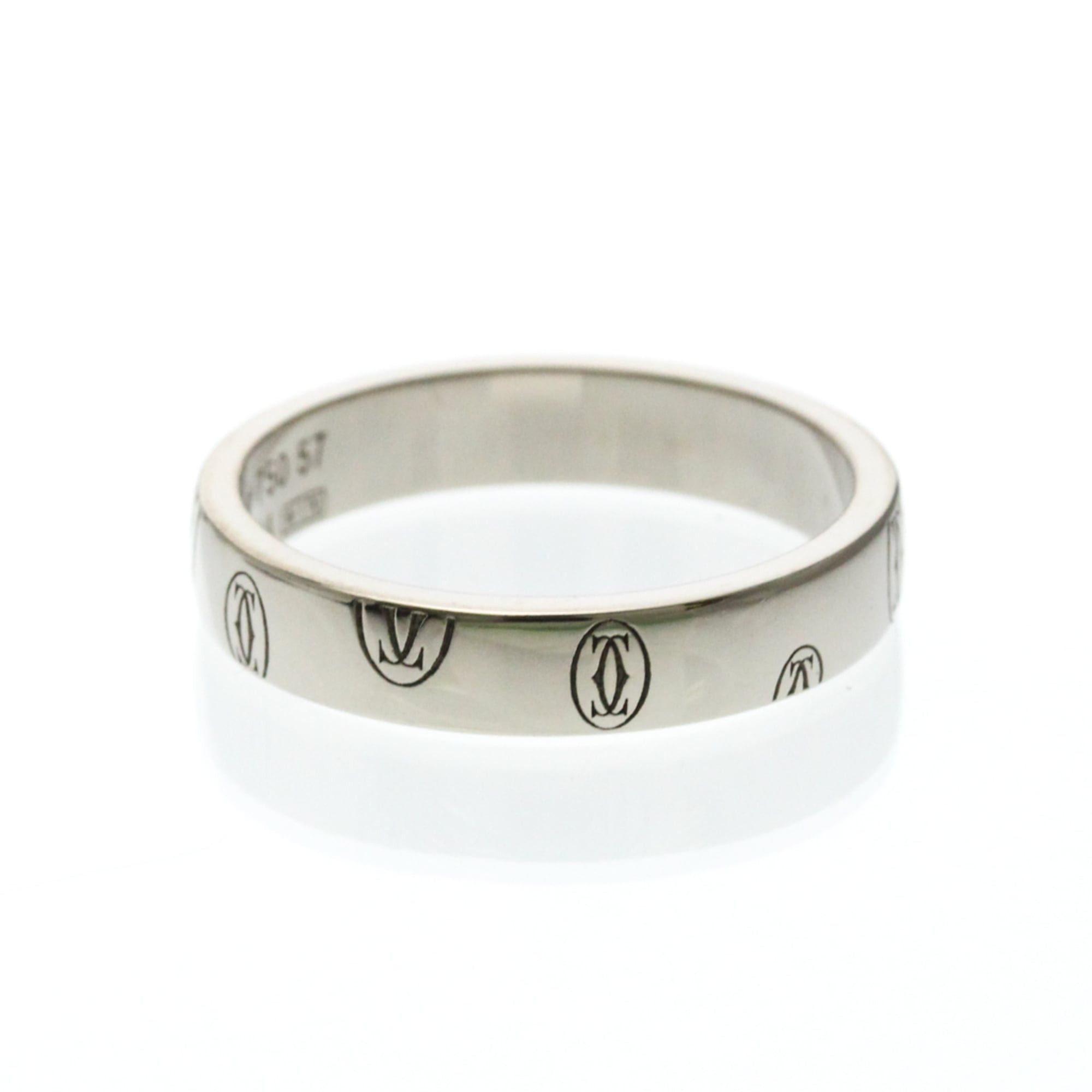 Cartier Cartier Happy Birthday White Gold (18K) Fashion Diamond Band Ring Silver Size ONE SIZE - 3 Thumbnail