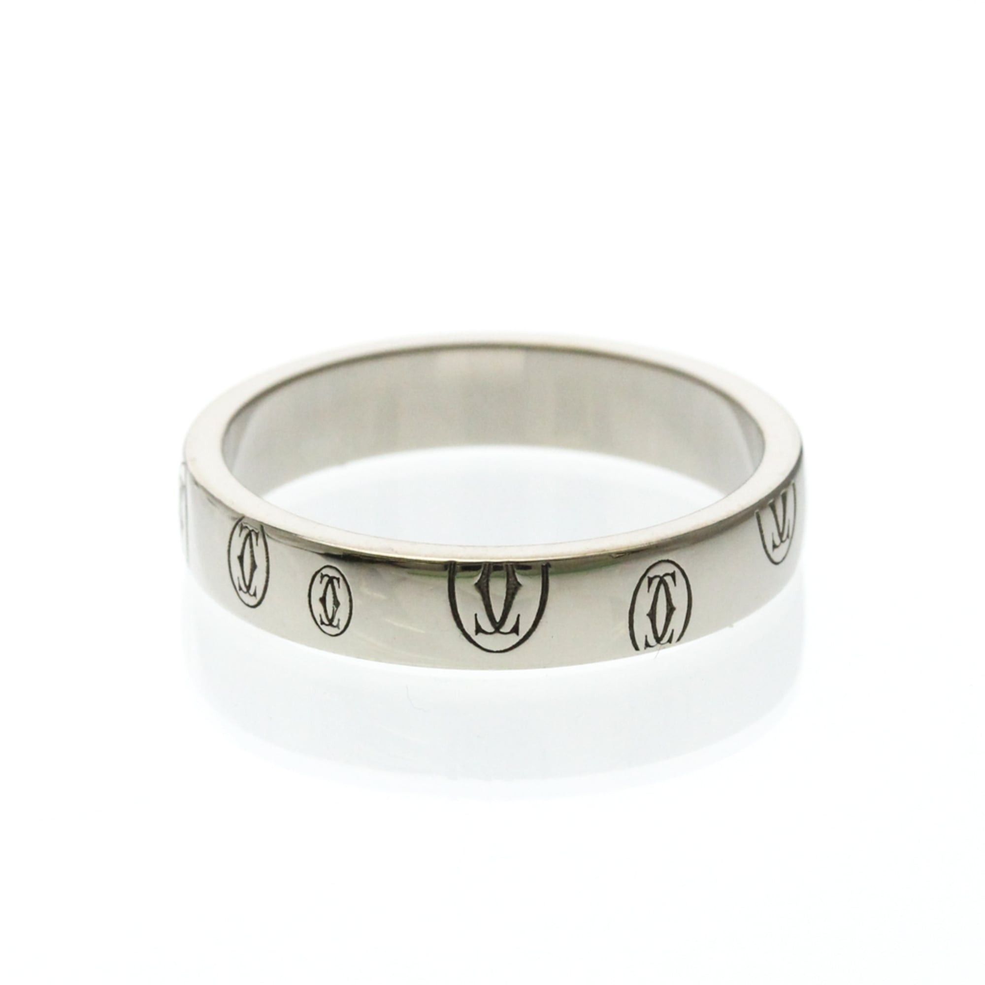 Cartier Cartier Happy Birthday White Gold (18K) Fashion Diamond Band Ring Silver Size ONE SIZE - 2 Thumbnail