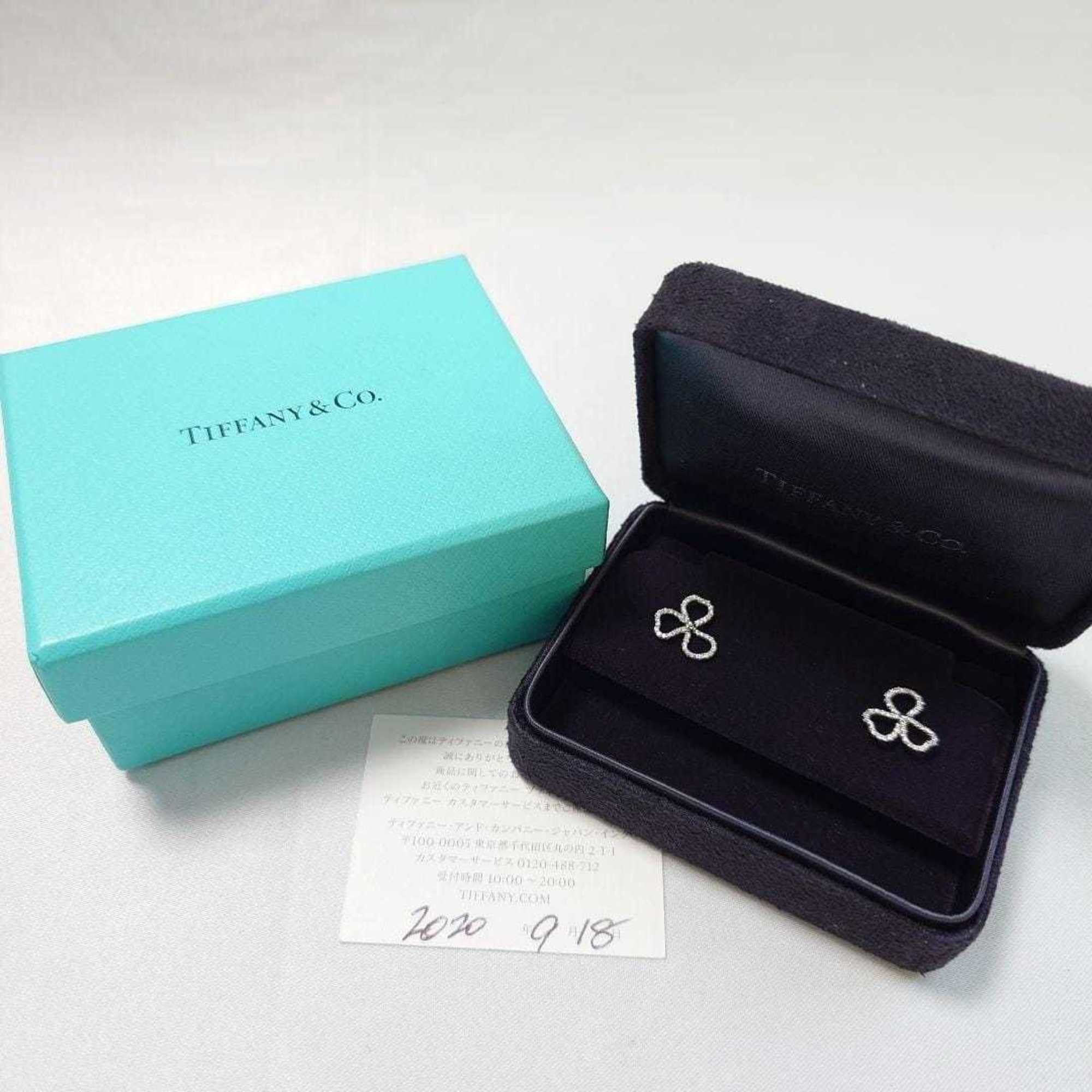 Tiffany & Co. Tiffany pt950 Paper Flower Earrings 7252 & Co. Size ONE SIZE - 3 Thumbnail