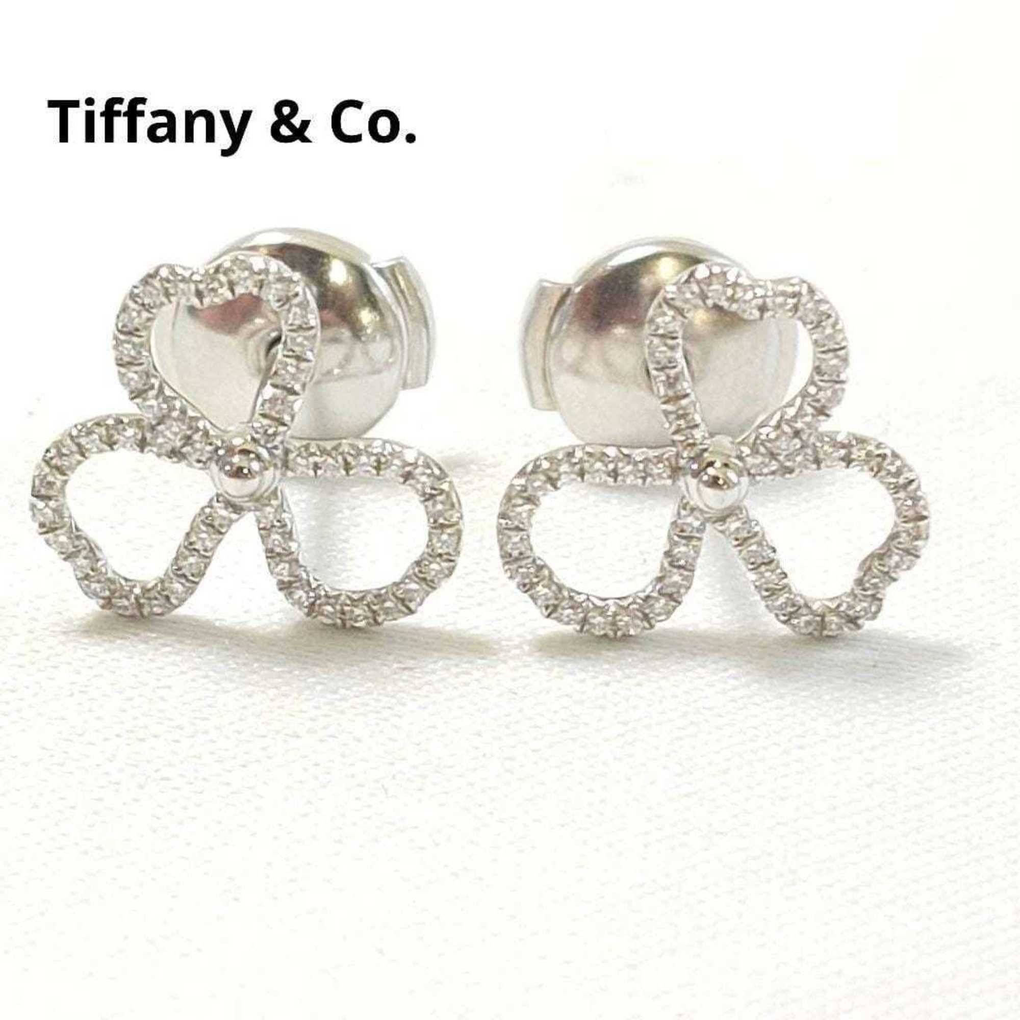 Tiffany & Co. Tiffany pt950 Paper Flower Earrings 7252 & Co. Size ONE SIZE - 2 Thumbnail