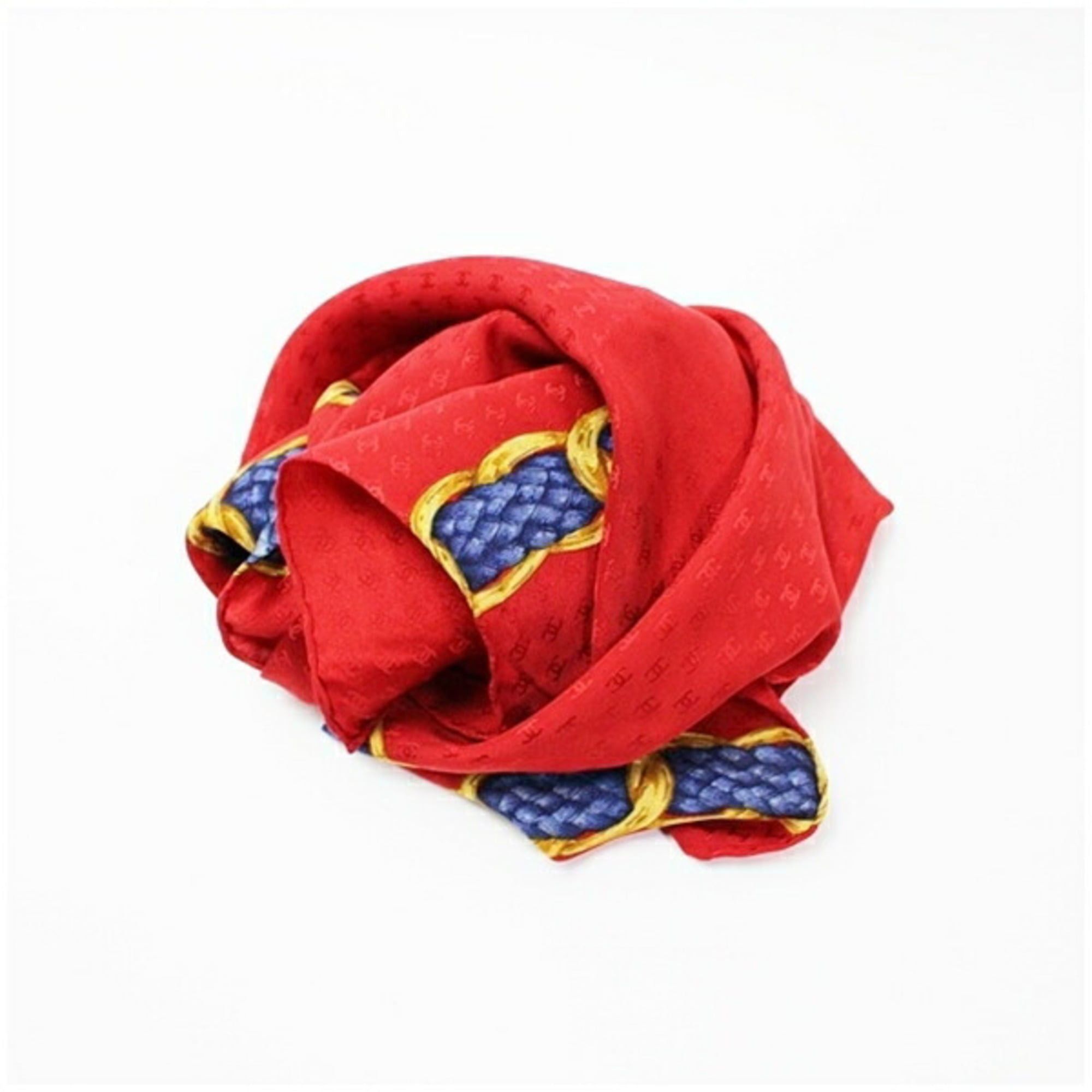 Chanel Chanel Silk Scarf/Muffler Red CHAN58412EL Women's Size ONE SIZE - 10 Thumbnail