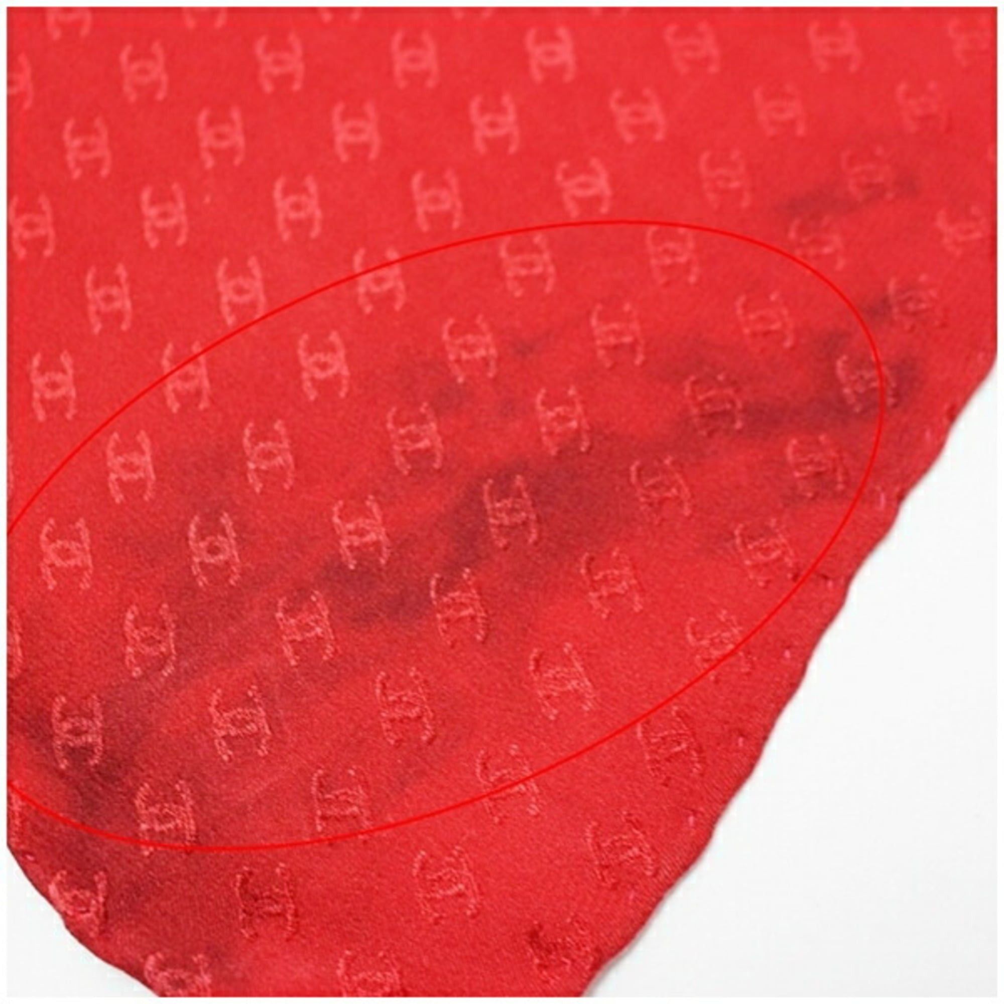 Chanel Chanel Silk Scarf/Muffler Red CHAN58412EL Women's Size ONE SIZE - 6 Thumbnail