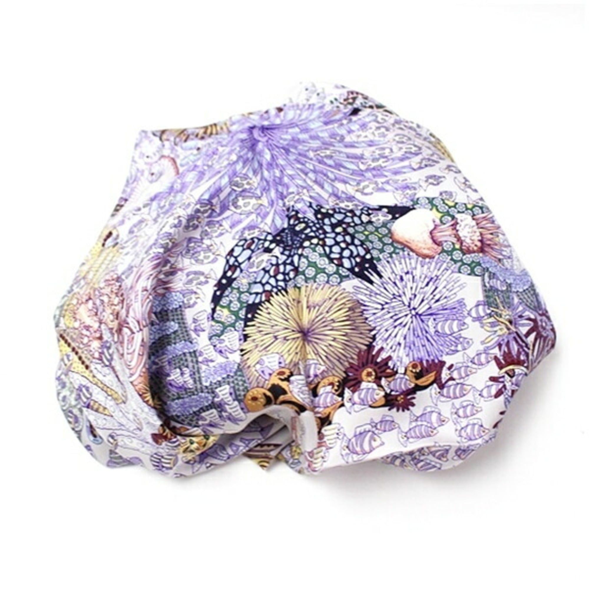 Hermes Hermes scarf muffler Carre 90 unused RENCONTE OCEANE Meeting of the Atlantic HERMES ladies Size ONE SIZE - 7 Thumbnail