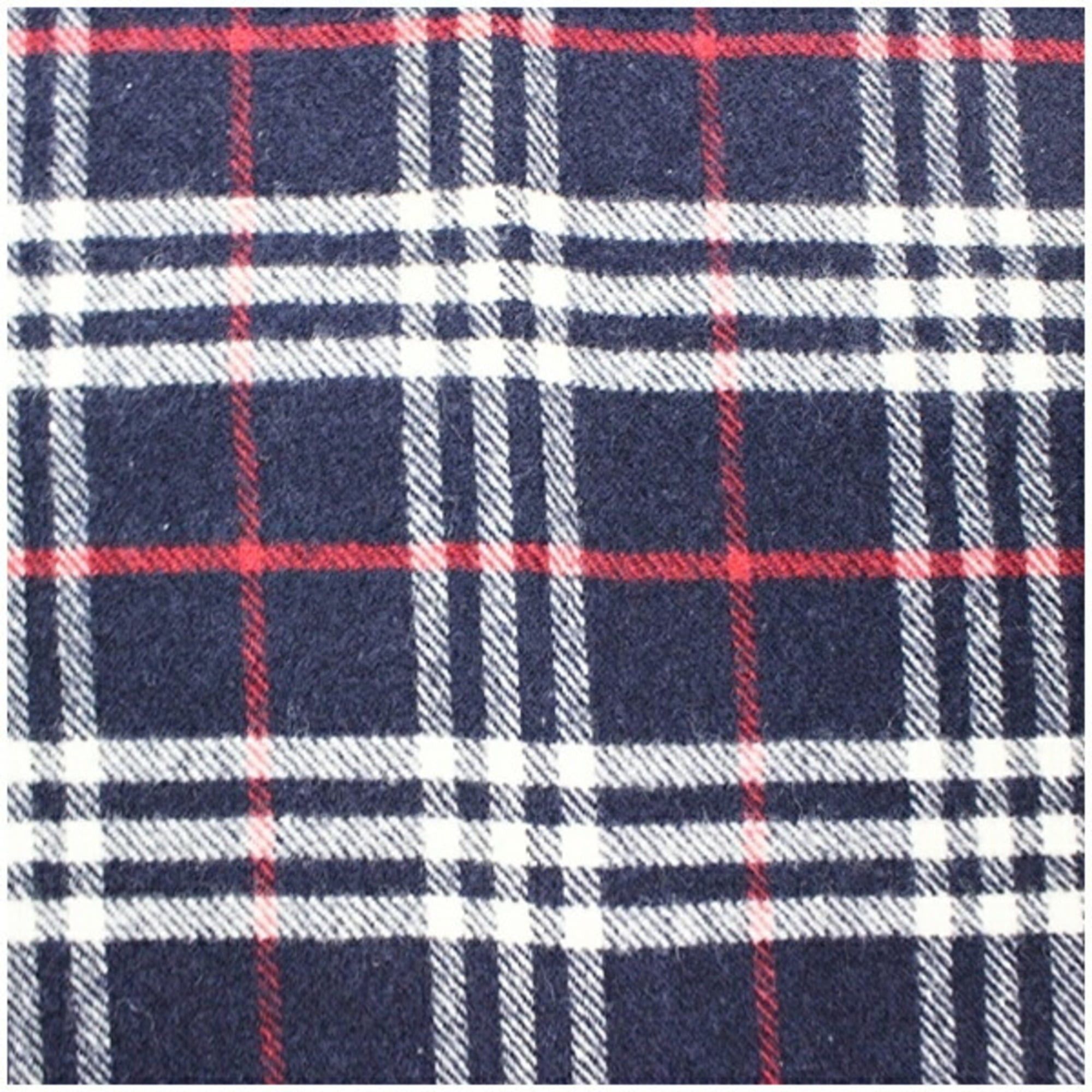 Burberry Burberry Wool Scarf, Navy x Check, 184 30 cm, for Men and Women Size ONE SIZE - 7 Thumbnail