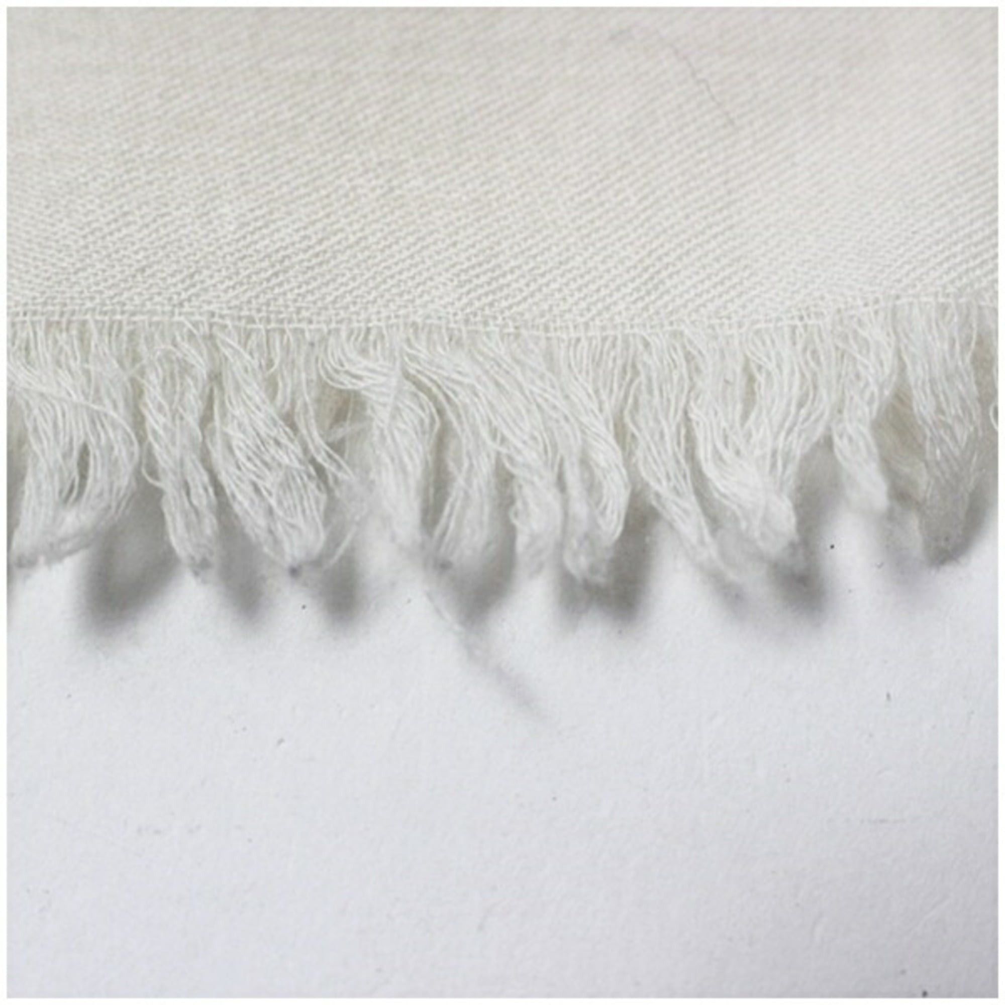 Gucci Gucci Wool and Silk Rectangular Stole with GG Pattern, White, GUCCI Women's Size ONE SIZE - 8 Thumbnail
