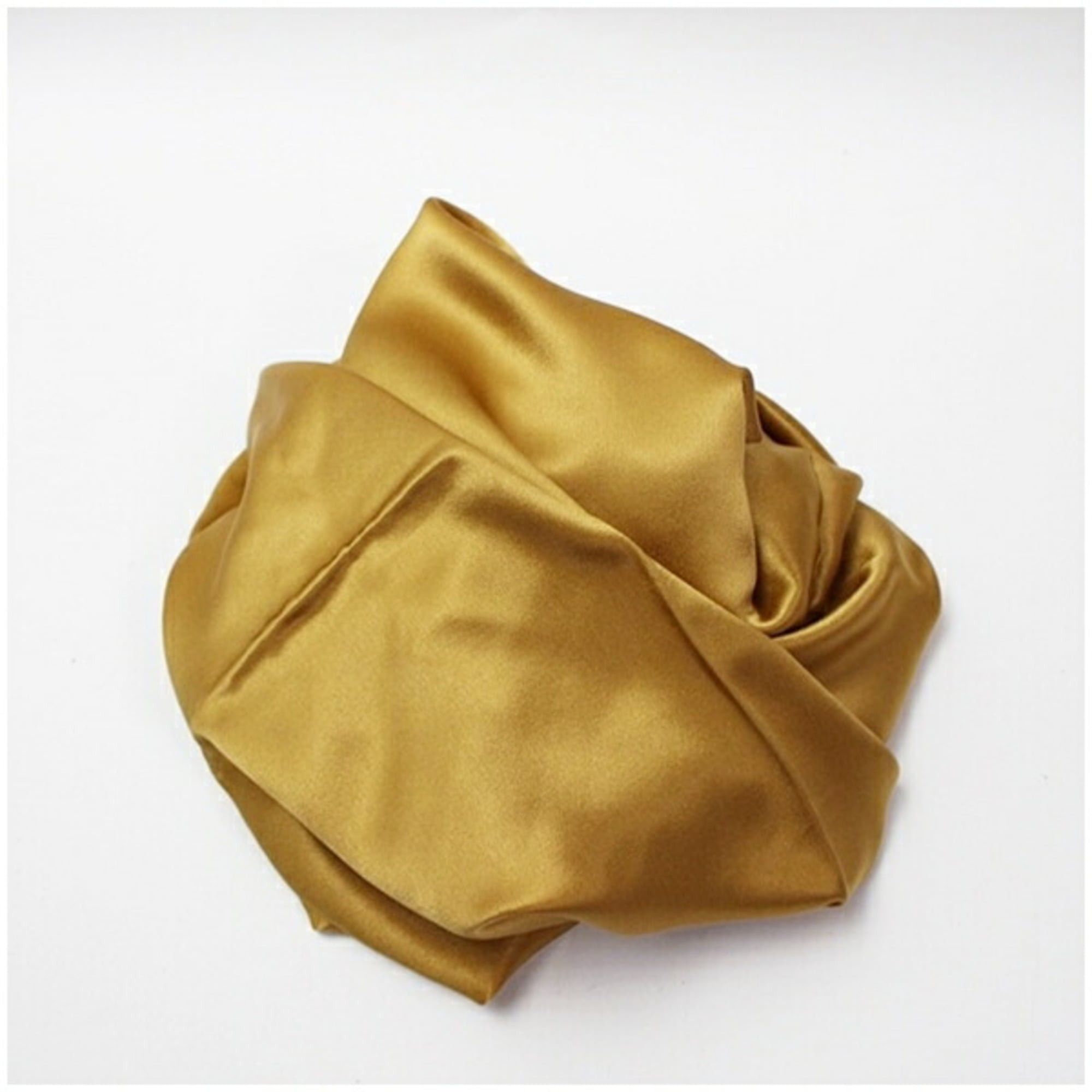 Fendi FENDI Silk Scarf Muffler Mustard x Black Women's Size ONE SIZE - 7 Thumbnail