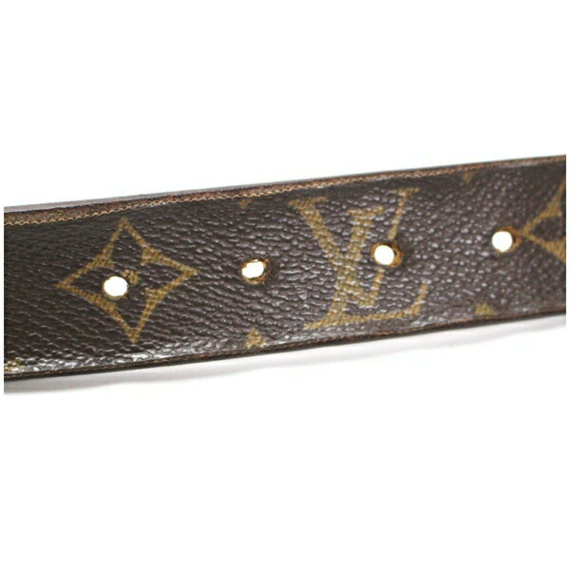 Louis Vuitton Louis Vuitton Men's Monogram Santur Carré Belt, M6800, 128.5 inches in length (5-way adjustment, 40.5-42.5 inches) with 4 custom-made holes Size ONE SIZE - 7 Thumbnail