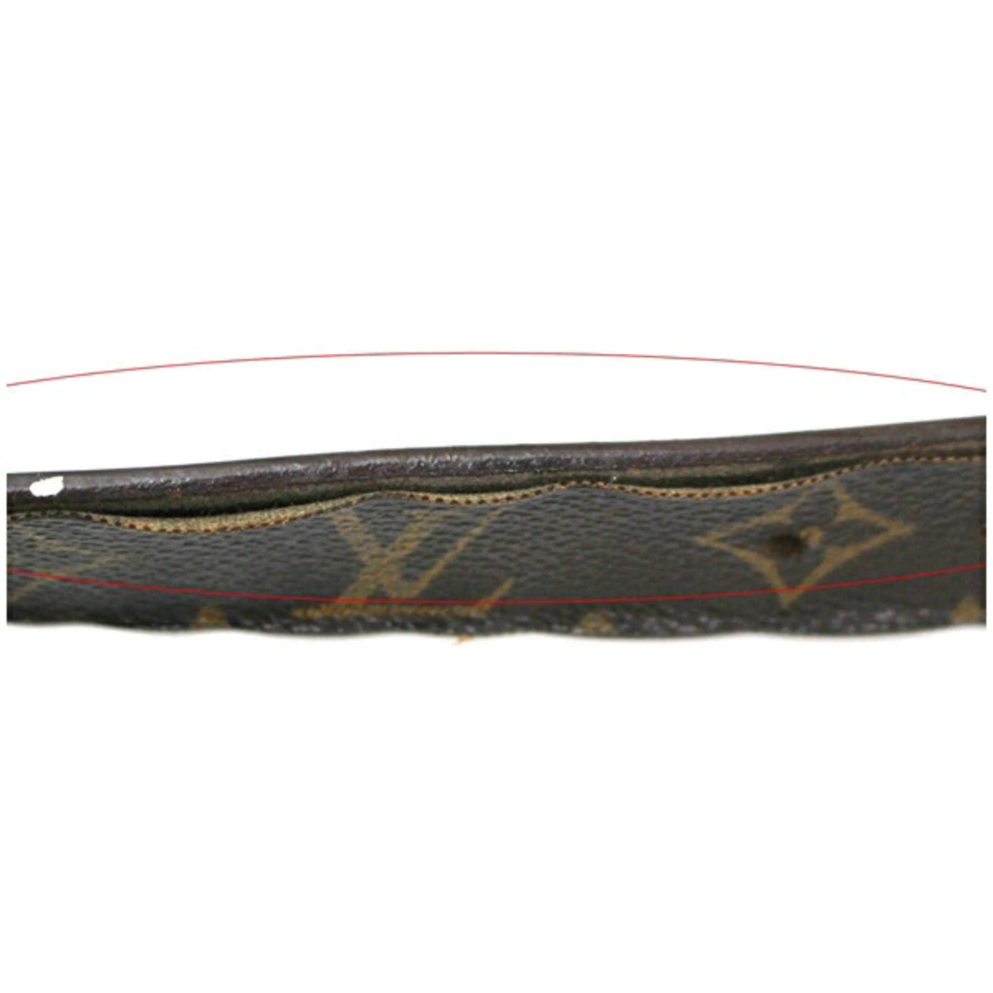 Louis Vuitton Louis Vuitton Men's Monogram Santur Carré Belt, M6800, 128.5 inches in length (5-way adjustment, 40.5-42.5 inches) with 4 custom-made holes Size ONE SIZE - 8 Thumbnail