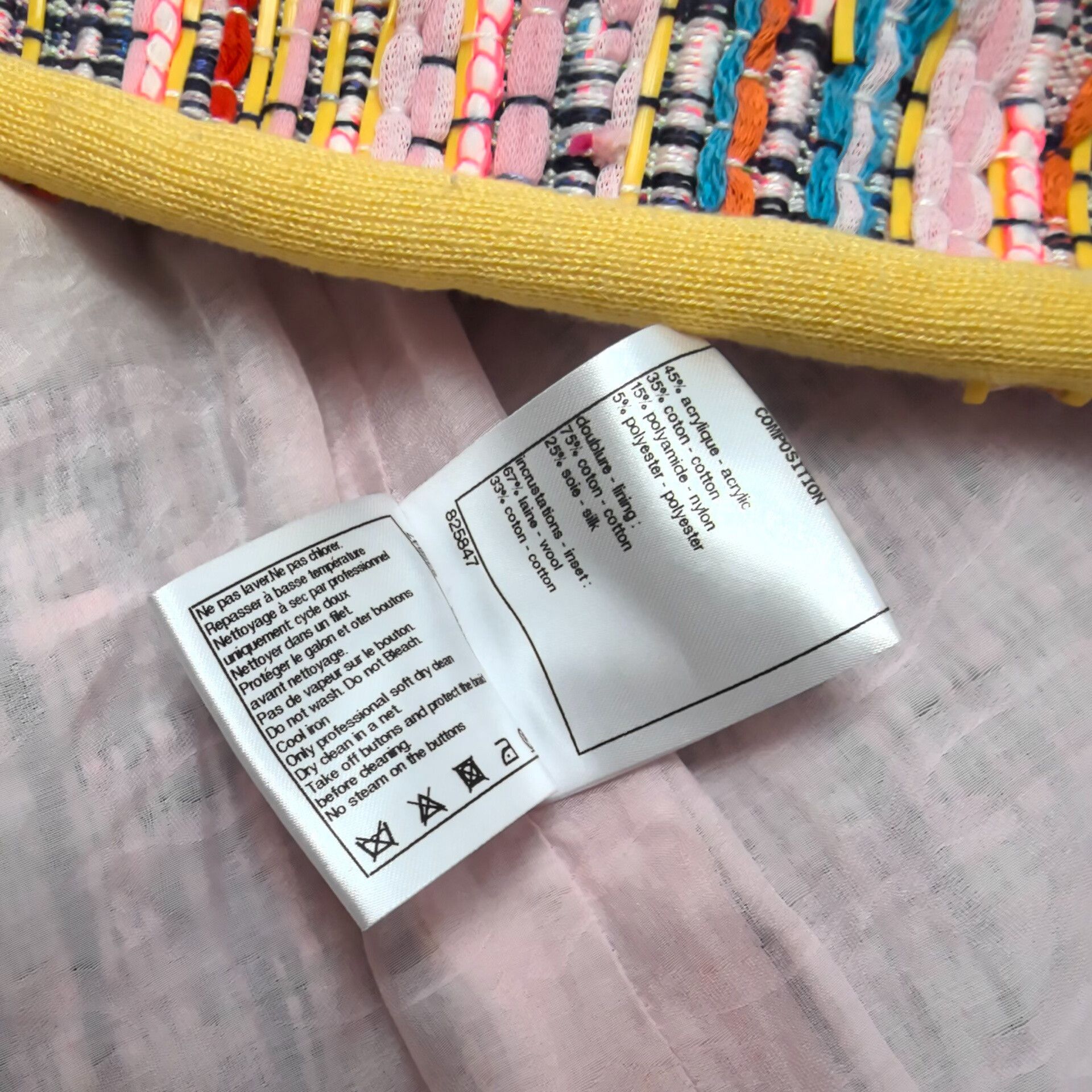 Chanel Chanel Runway Rainbow Tweed Velcro Jacket Size XXS / US 00 / IT 34 - 7 Thumbnail