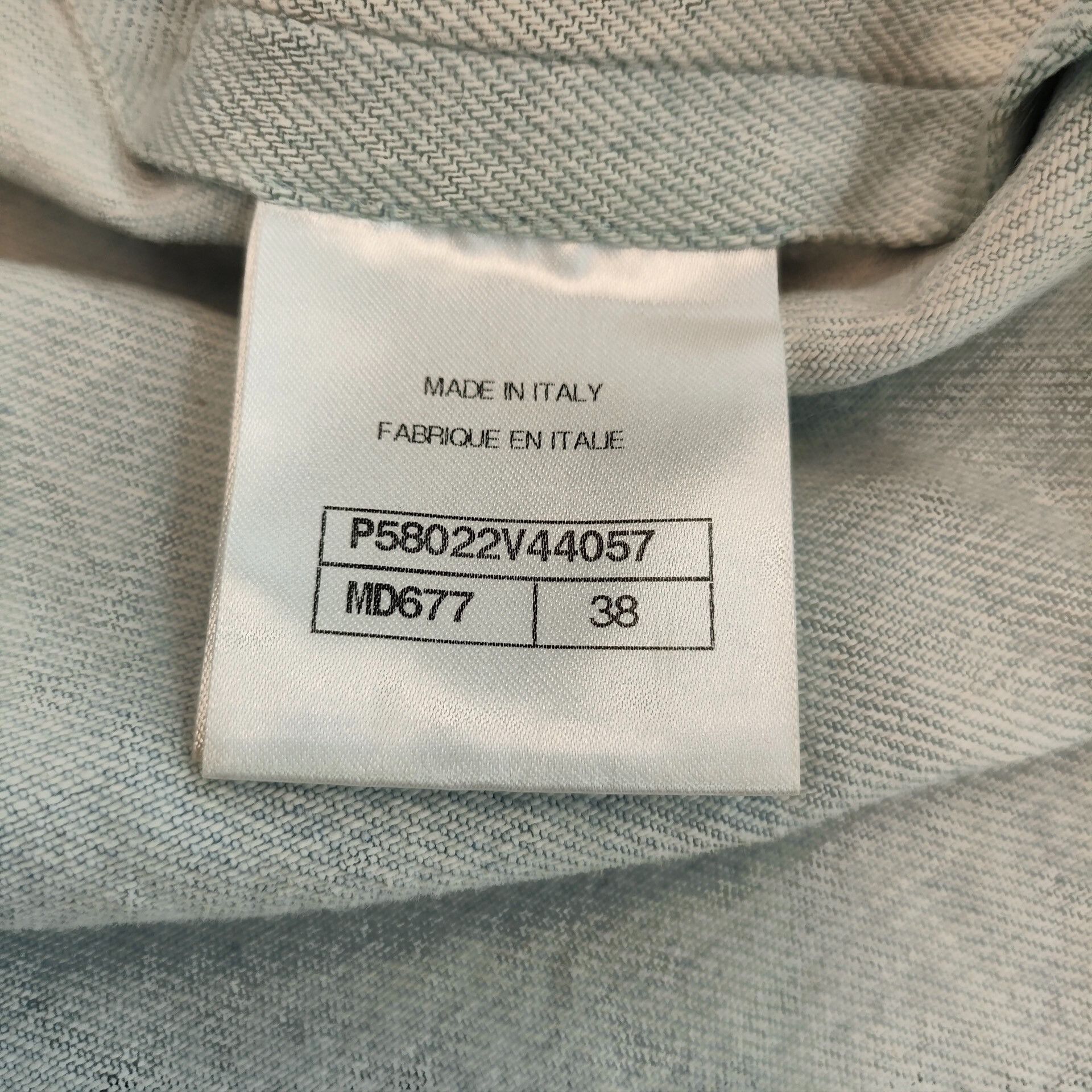 Chanel Chanel Light Blue Colorblock Denim Runway Sleeveless Dress Size S / US 4 / IT 40 - 5 Thumbnail