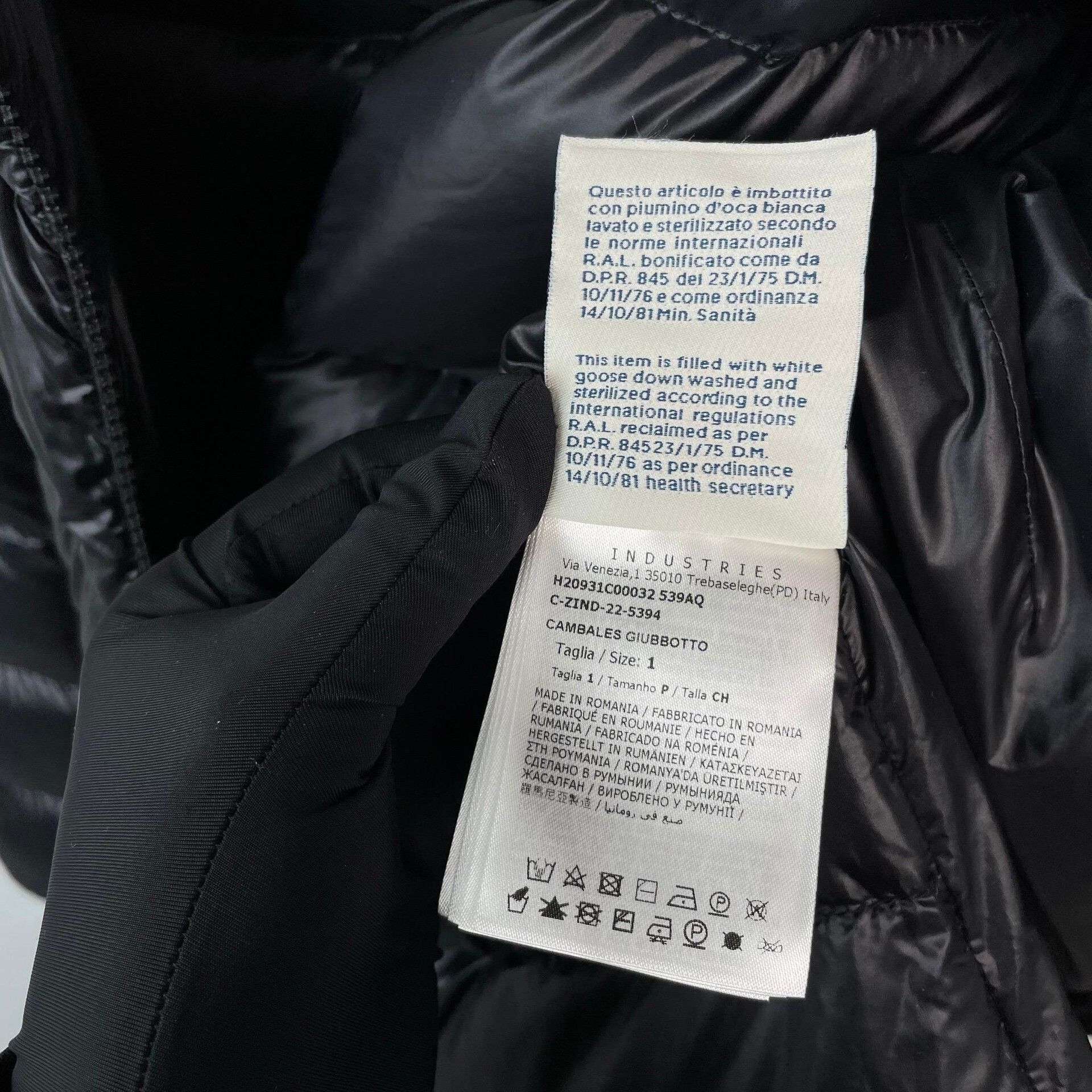 Moncler Moncler Cambales Black Mid-Length Hooded Down Jacket Size S / US 4 / IT 40 - 9 Thumbnail