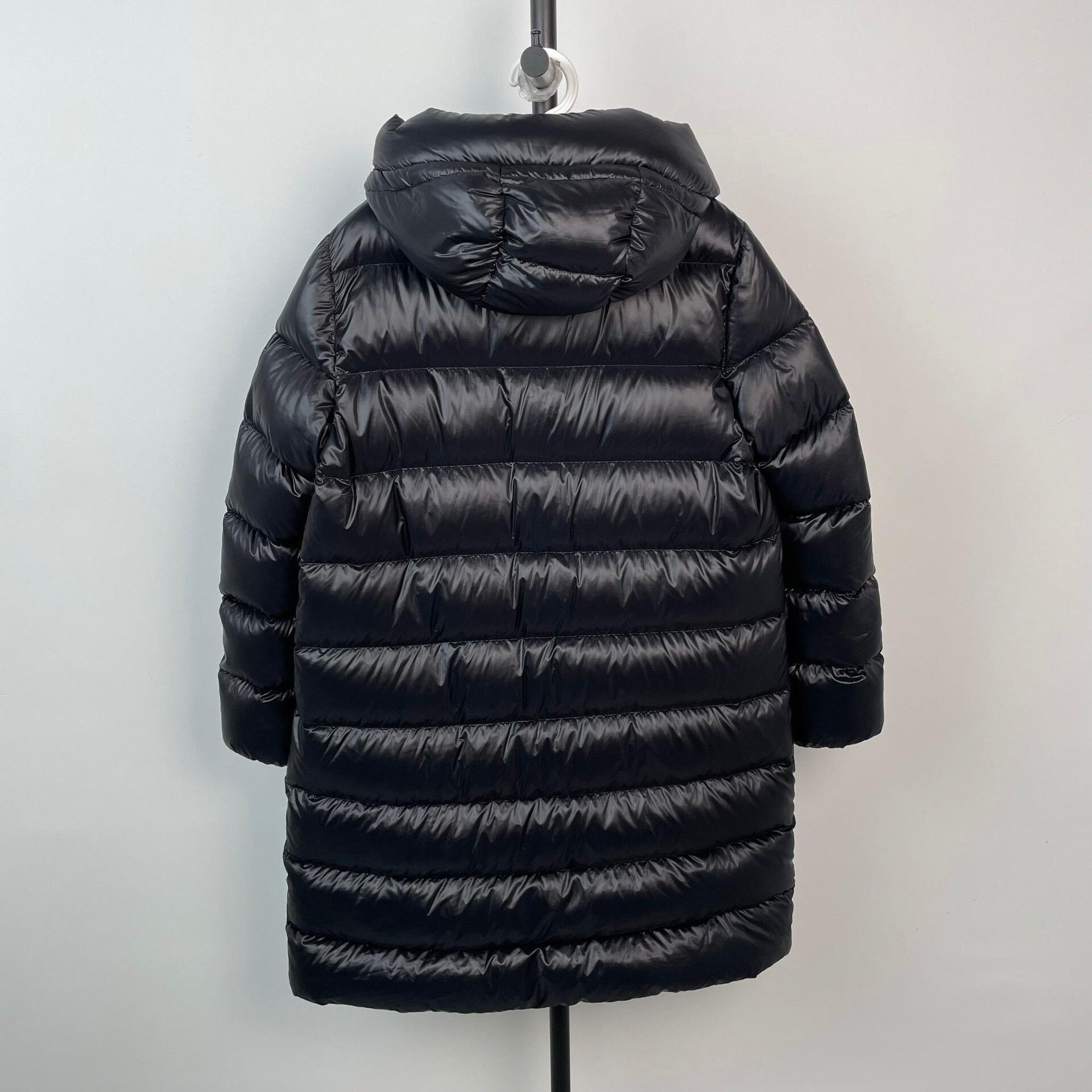 Moncler Moncler Cambales Black Mid-Length Hooded Down Jacket Size S / US 4 / IT 40 - 2 Thumbnail