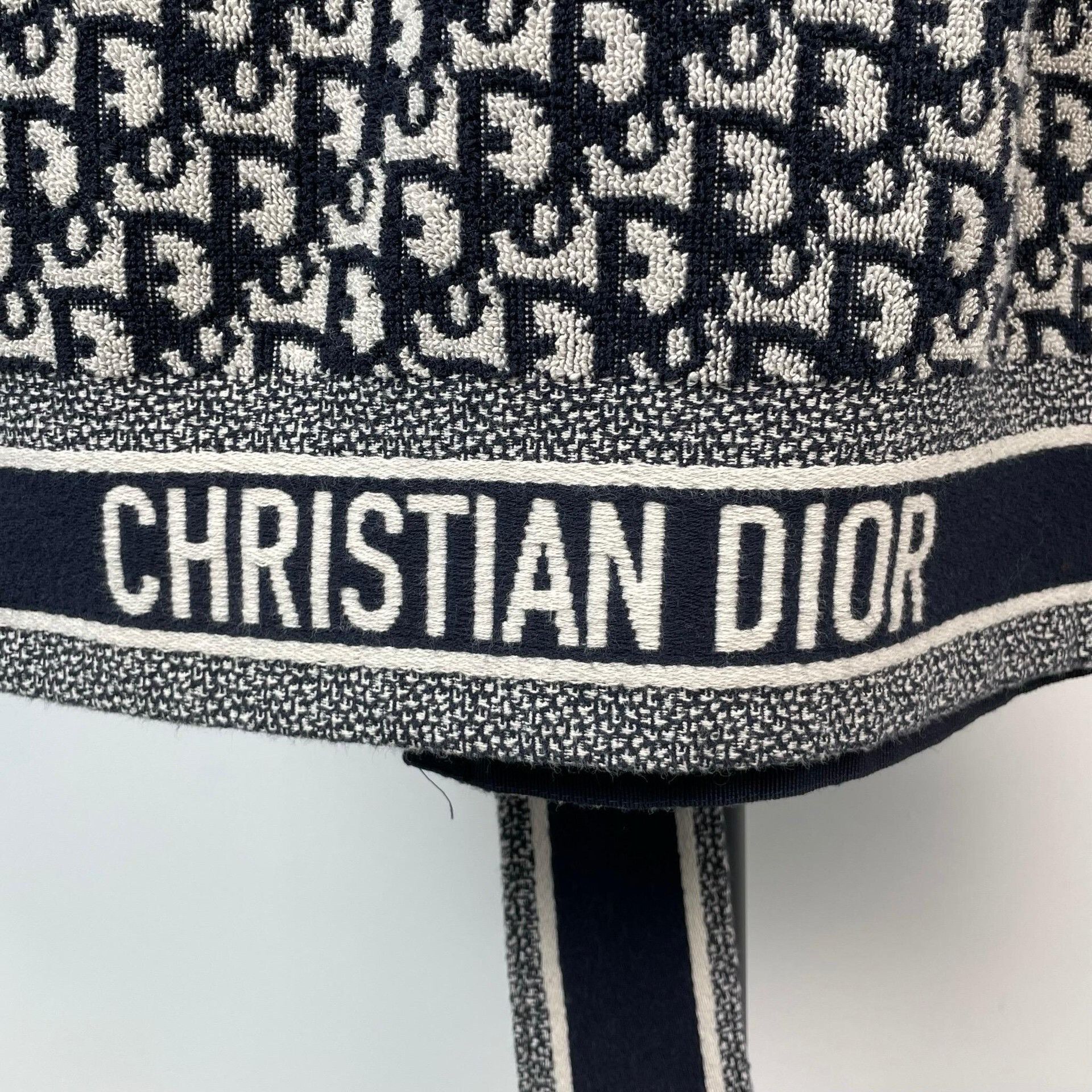 Dior Dior Chez Moi Navy Monogram Robe Coat Size M / US 6-8 / IT 42-44 - 5 Thumbnail