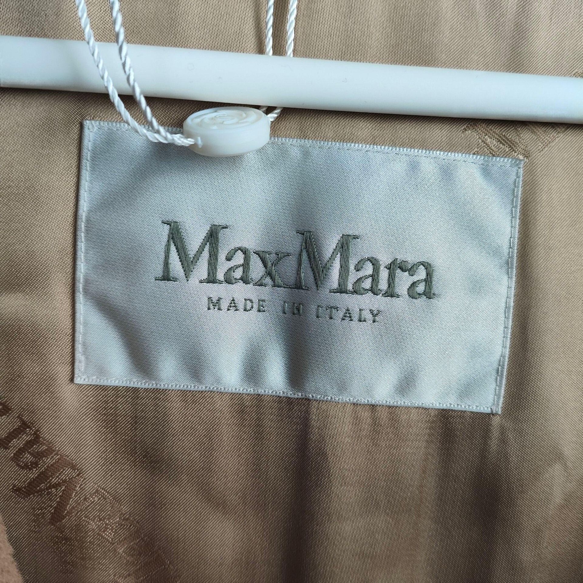 Max Mara Maxmara Brown Camel Hair Hooded Coat Size XS / US 0-2 / IT 36-38 - 3 Thumbnail