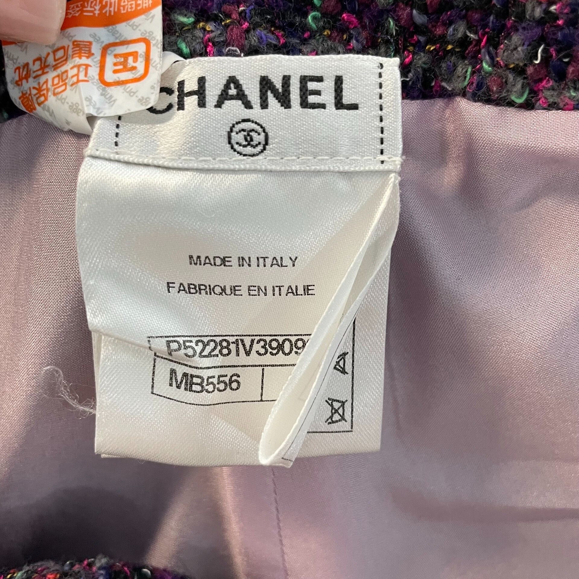 Chanel Chanel Purple Tweed Skirted Shorts 36 Size 36" / US 14 / IT 50 - 3 Thumbnail