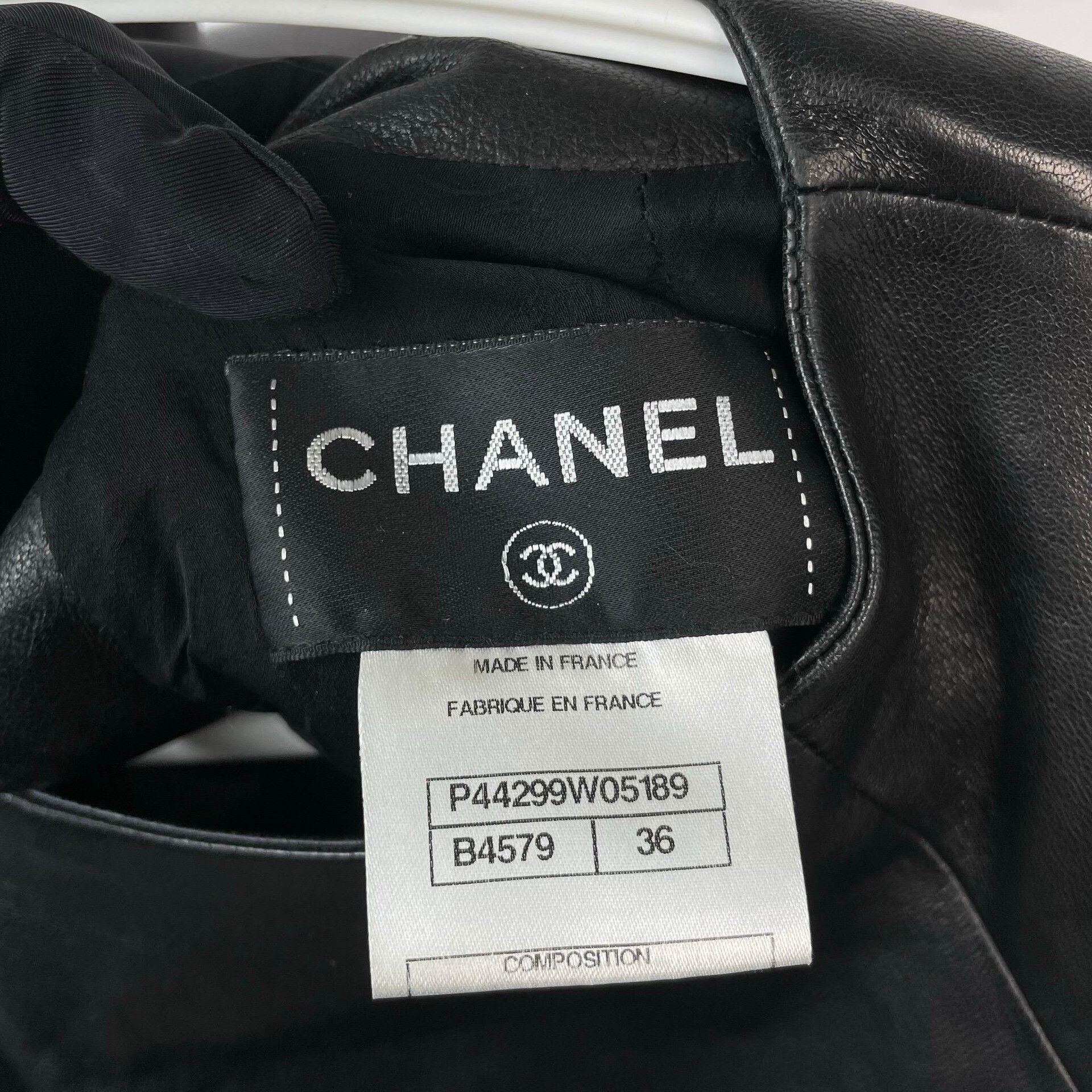 Chanel Chanel Black Lambskin Tweed Skirt 36 Size 36" / US 14 / IT 50 - 6 Thumbnail