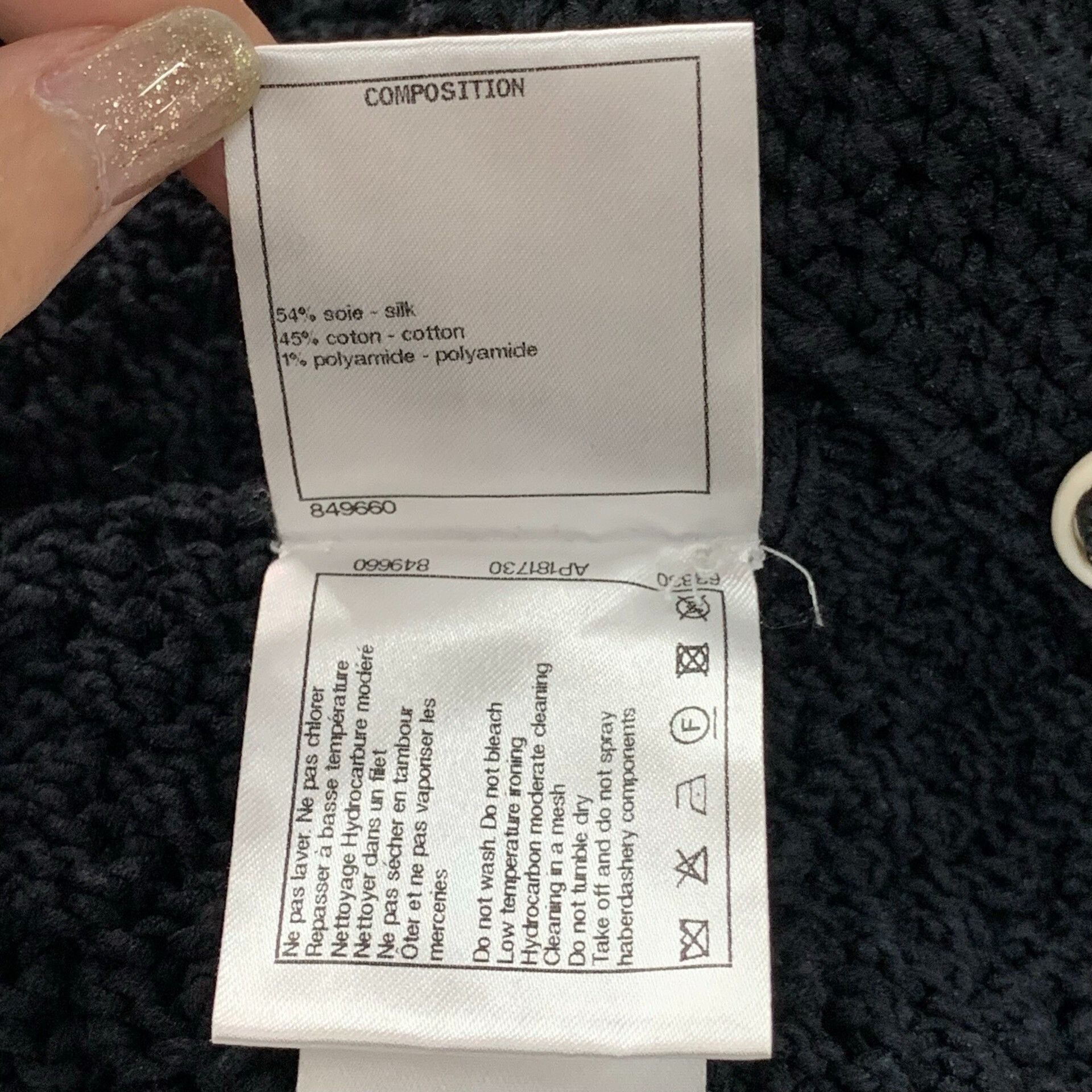Chanel Chanel 22C Cruise Black White Knit Dress Size XS / US 0-2 / IT 36-38 - 6 Thumbnail