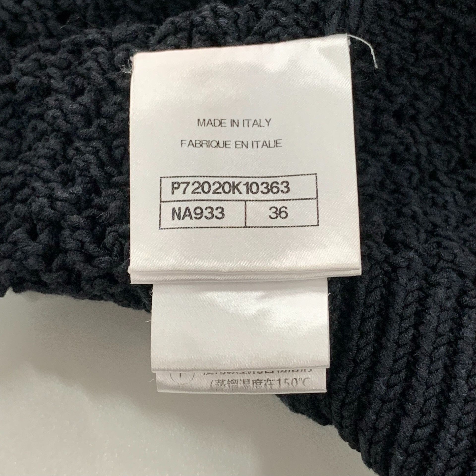 Chanel Chanel 22C Cruise Black White Knit Dress Size XS / US 0-2 / IT 36-38 - 5 Thumbnail