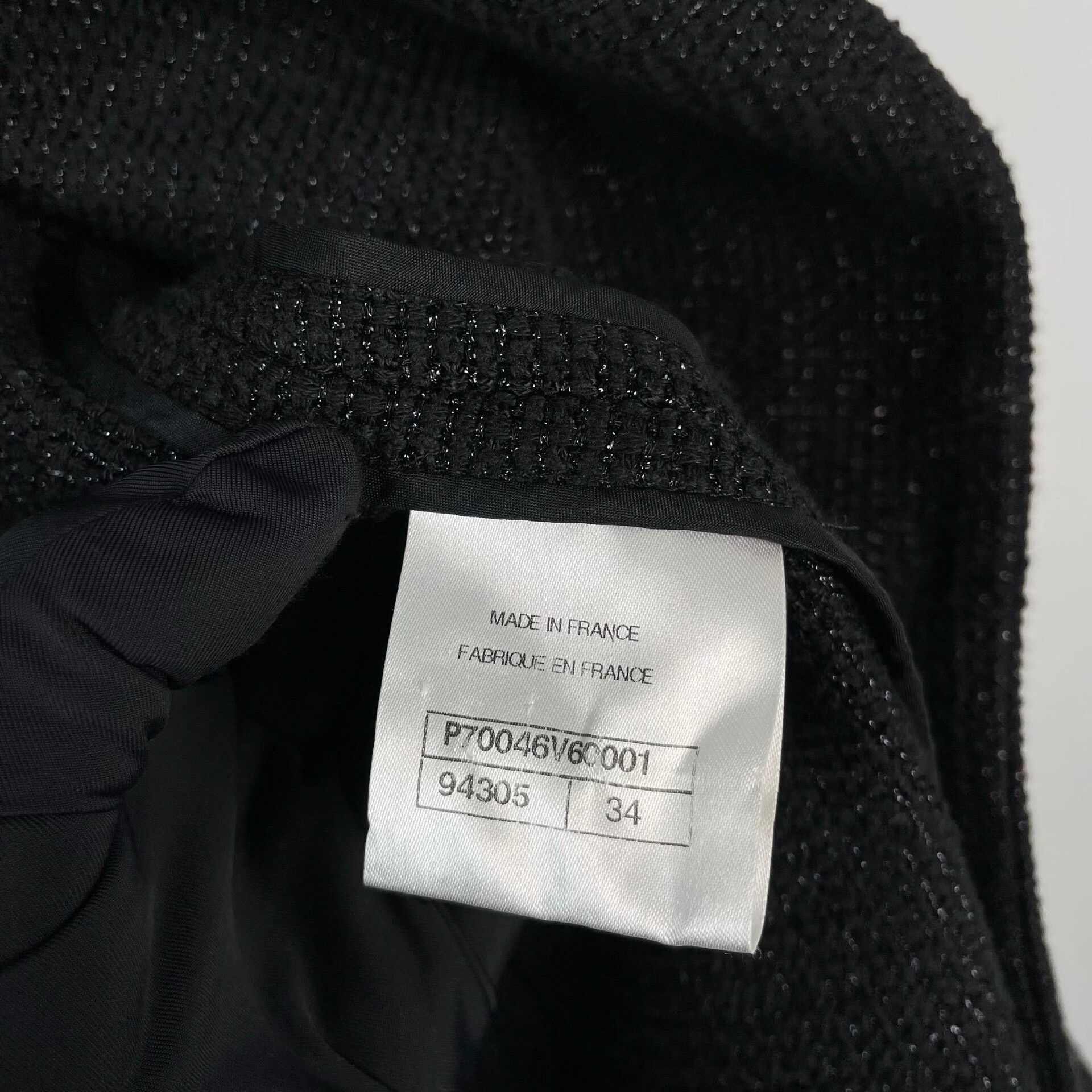 Chanel Chanel 21C Resort Black Sparkle Coat Size XXS / US 00 / IT 34 - 7 Thumbnail