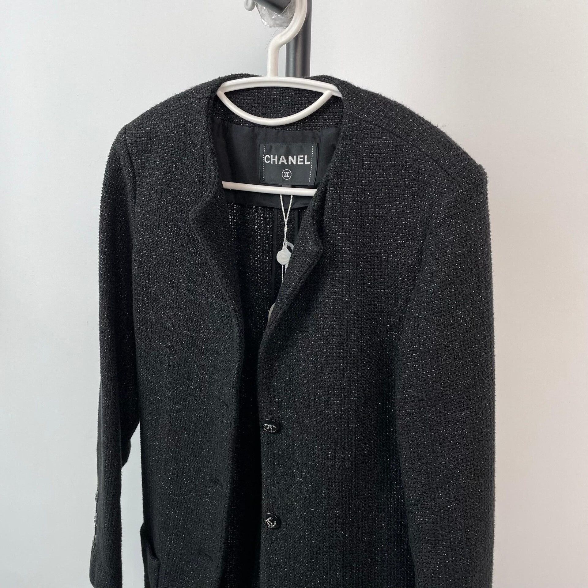 Chanel Chanel 21C Resort Black Sparkle Coat Size XXS / US 00 / IT 34 - 3 Thumbnail