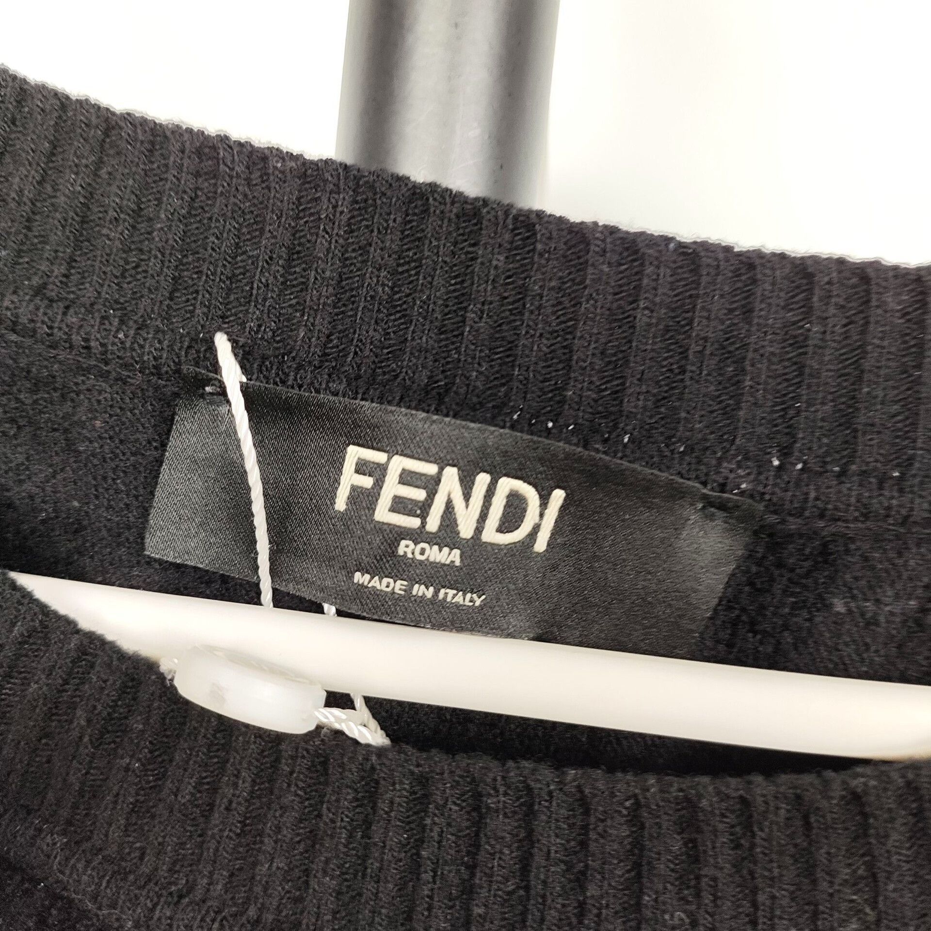 Fendi Fendi Black Double F Jacquard Knit Sweater Size US M / EU 48-50 / 2 - 3 Thumbnail