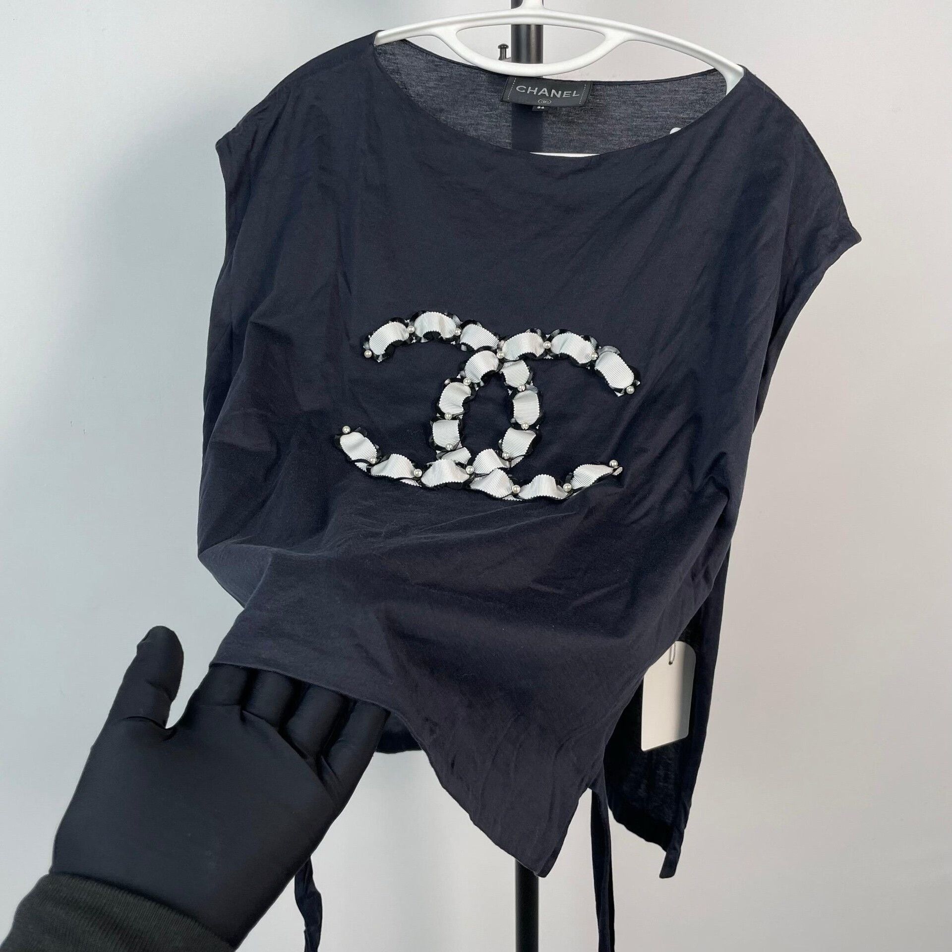 Chanel Chanel Blue Double C Sleeveless Top 34 Size XXS / US 00 / IT 34 - 8 Thumbnail