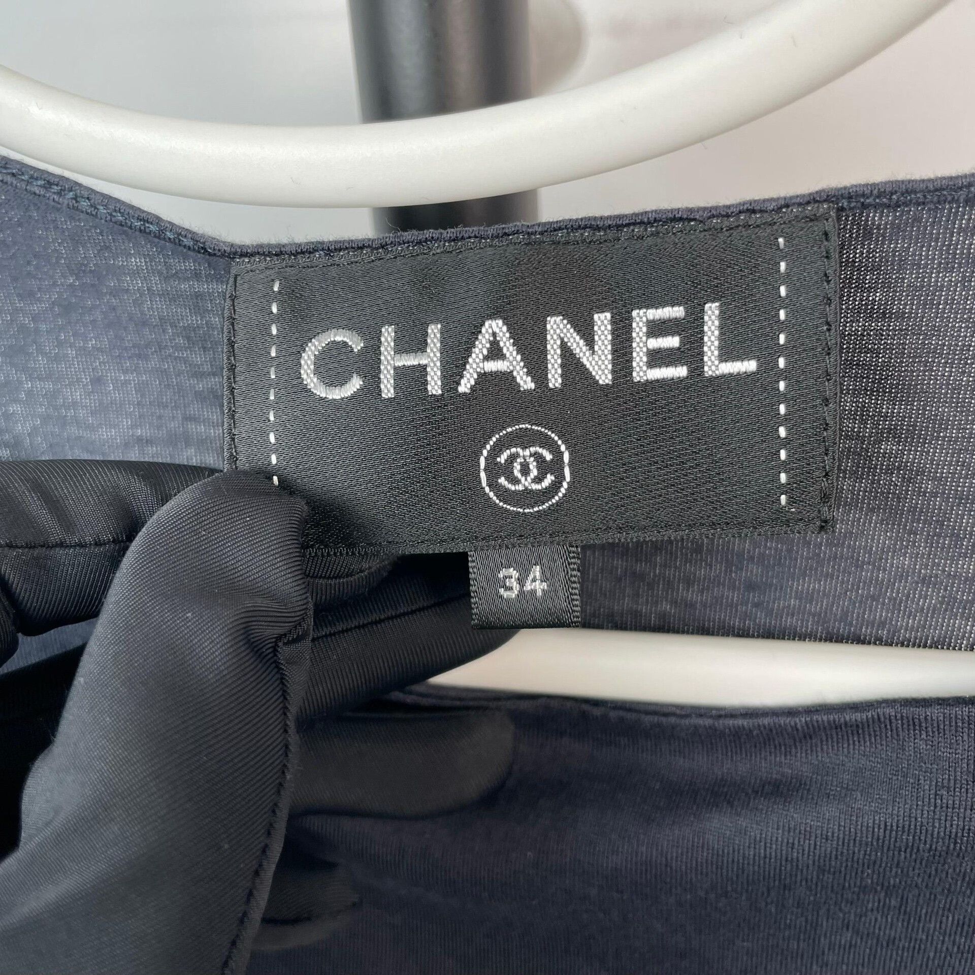Chanel Chanel Blue Double C Sleeveless Top 34 Size XXS / US 00 / IT 34 - 4 Thumbnail