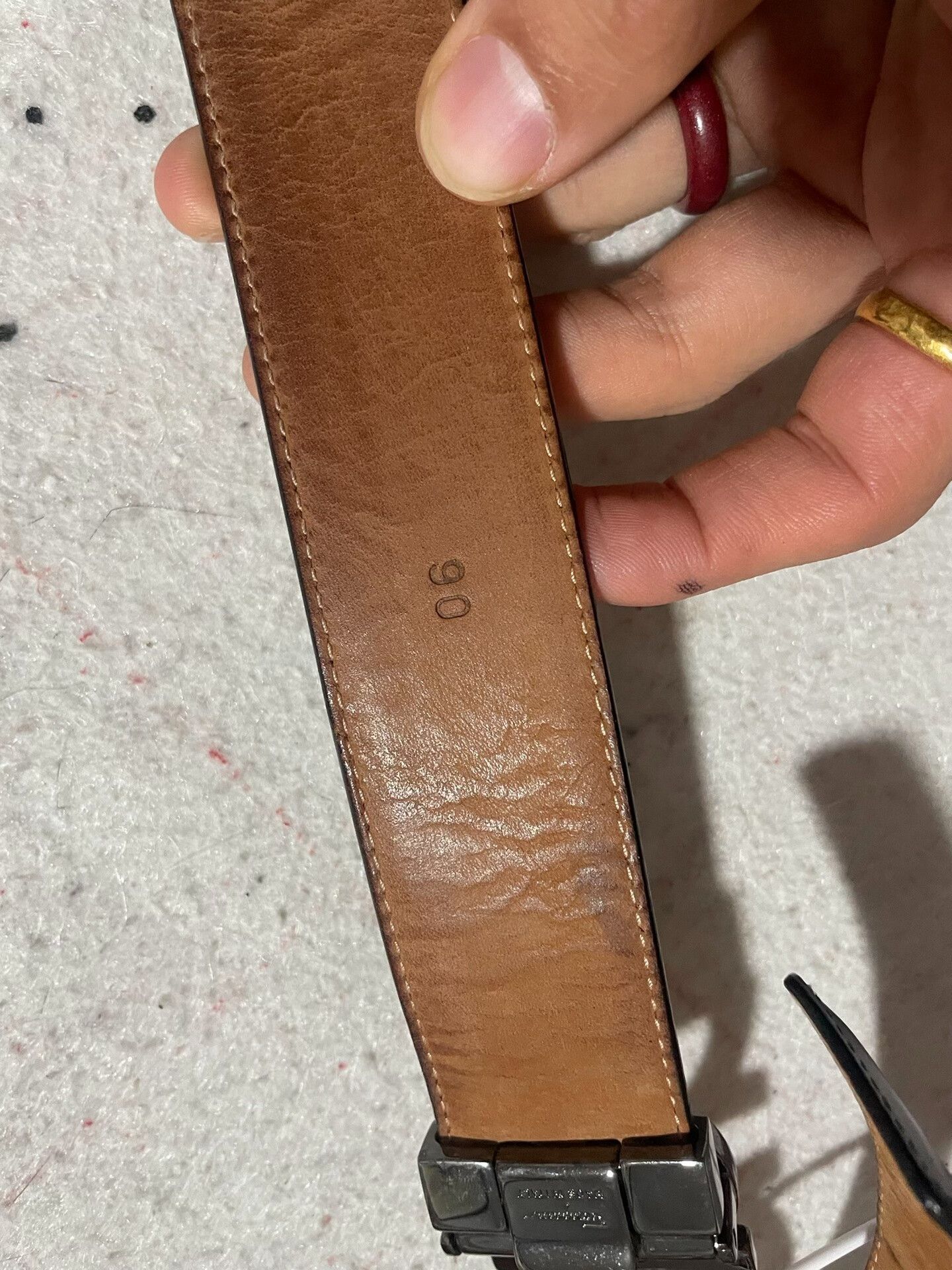 Salvatore Ferragamo Ferragamo Reversible Logo Buckle Belt Size ONE SIZE - 8 Thumbnail