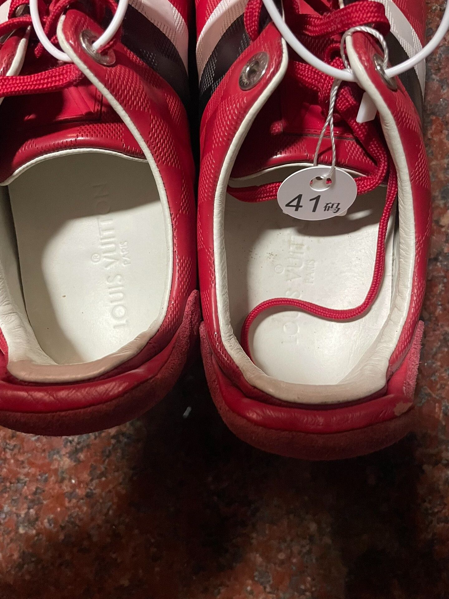 Louis Vuitton Louis Vuitton Red Casual Shoes 41 Size US 8 / EU 41 - 3 Thumbnail