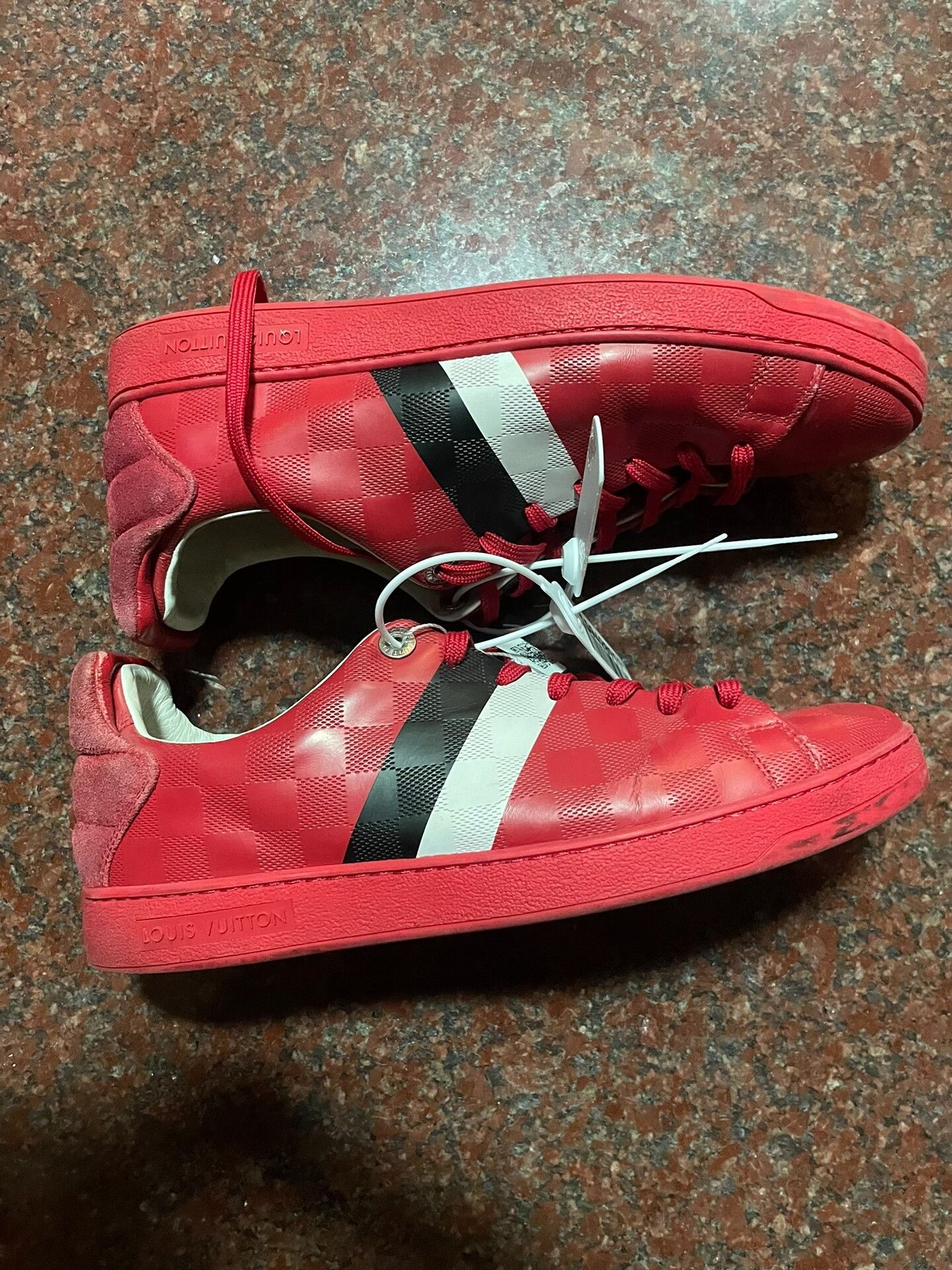 Louis Vuitton Louis Vuitton Red Casual Shoes 41 Size US 8 / EU 41 - 6 Thumbnail