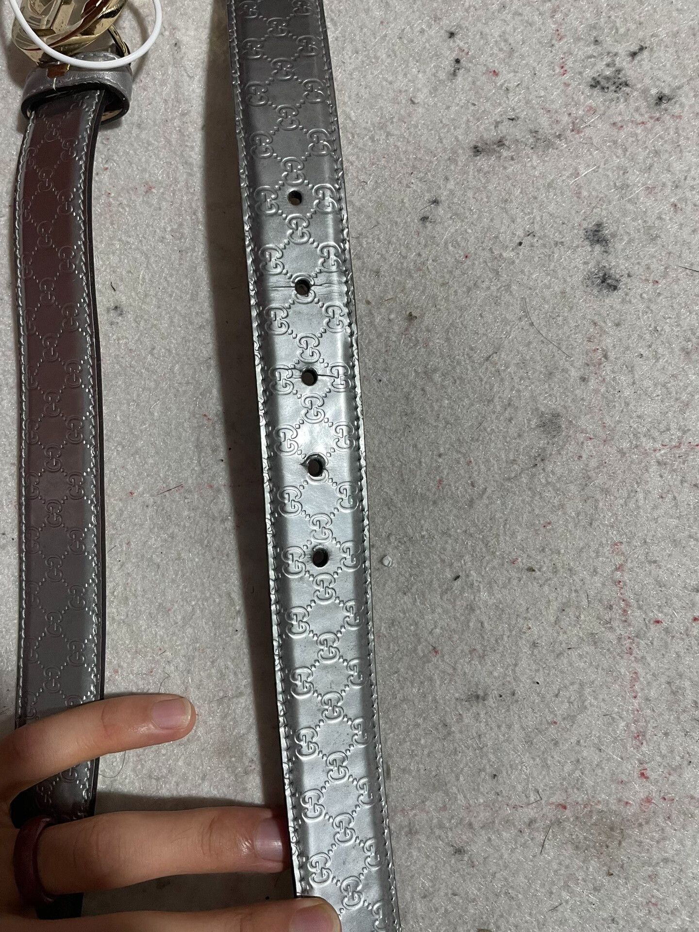 Gucci Gucci Belt with Gold Metal Buckle Size ONE SIZE - 2 Thumbnail