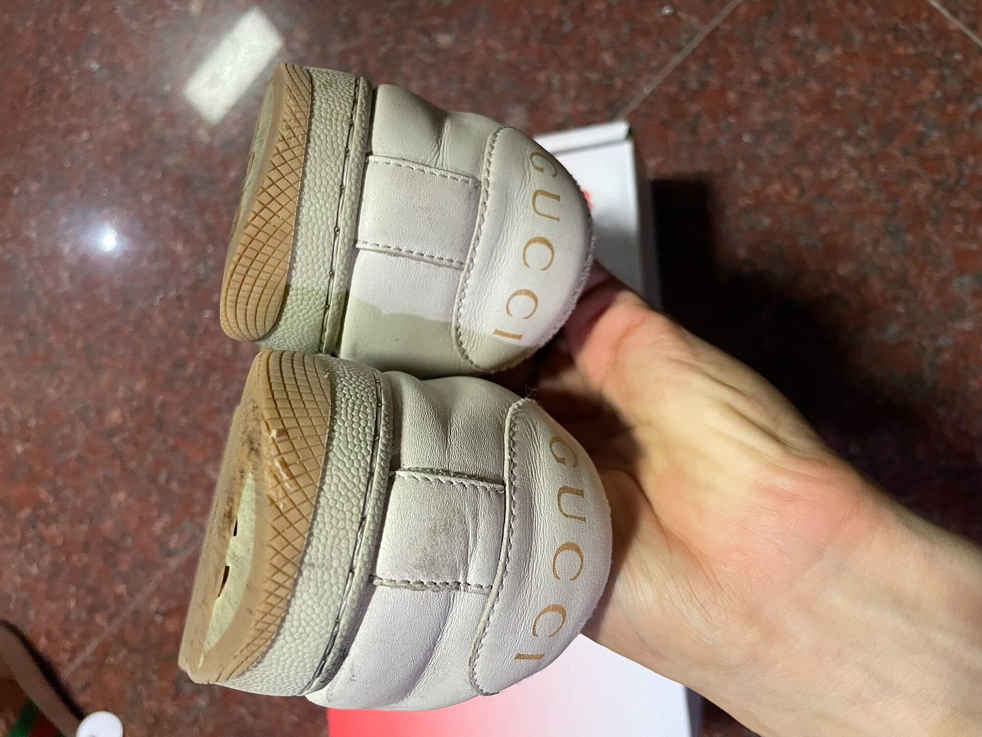 Gucci Gucci Distressed Sneakers 35.5 Size US 4.5 / IT 34.5 - 5 Thumbnail