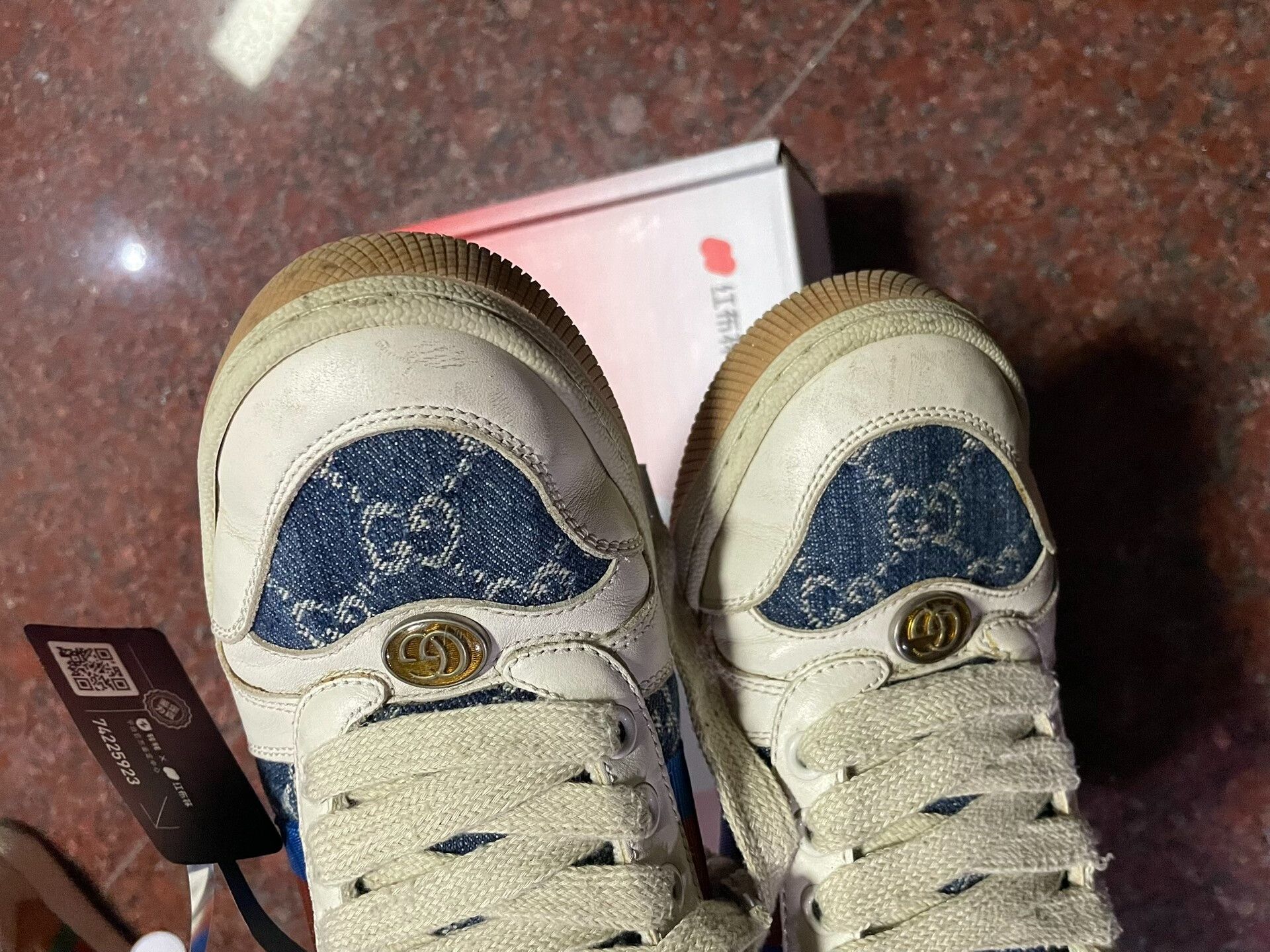 Gucci Gucci Distressed Sneakers 35.5 Size US 4.5 / IT 34.5 - 6 Thumbnail