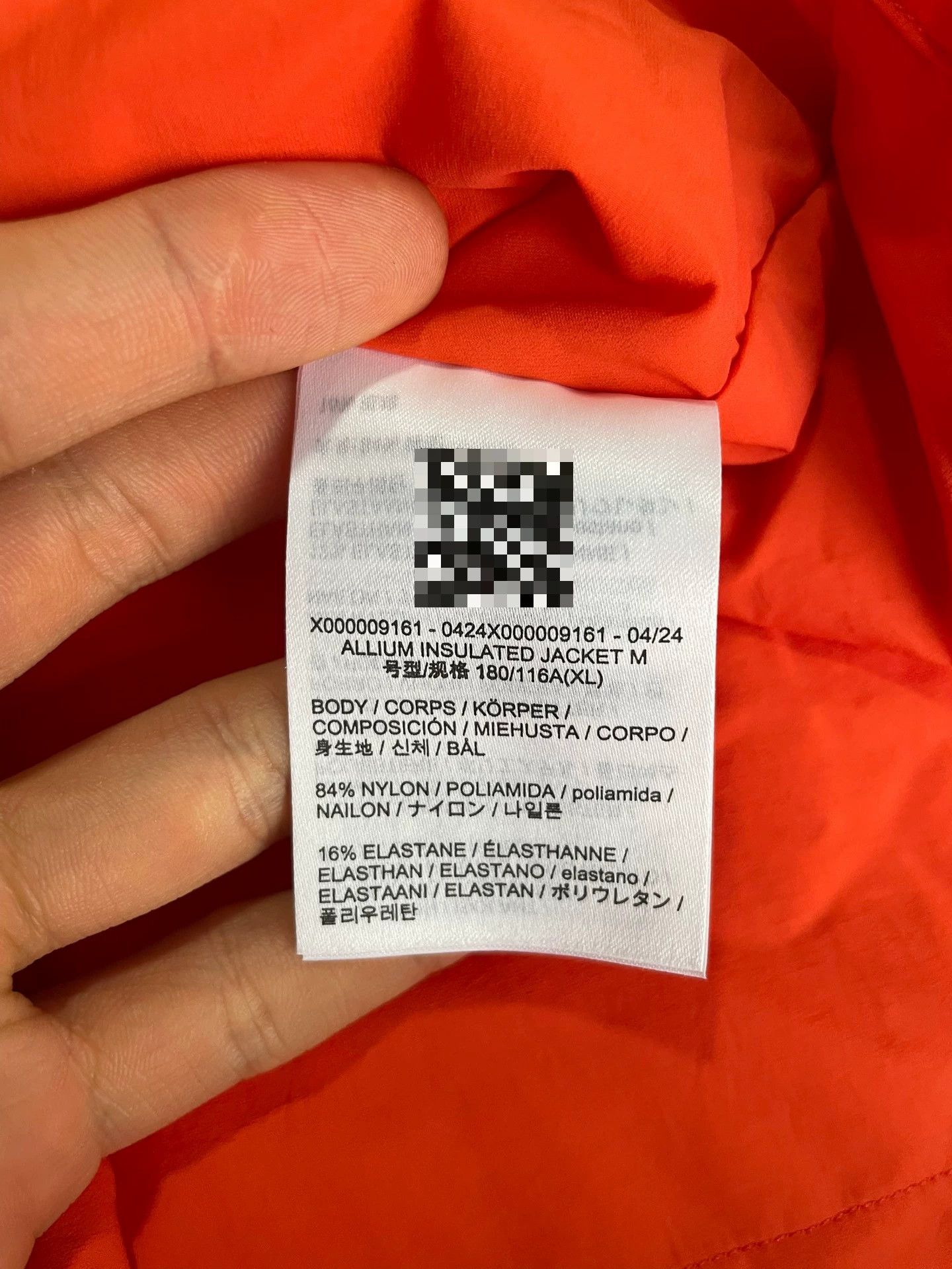 Arc'teryx 2024 Arc'teryx Orange Down Jacket Size US XL / EU 56 / 4 - 3 Thumbnail