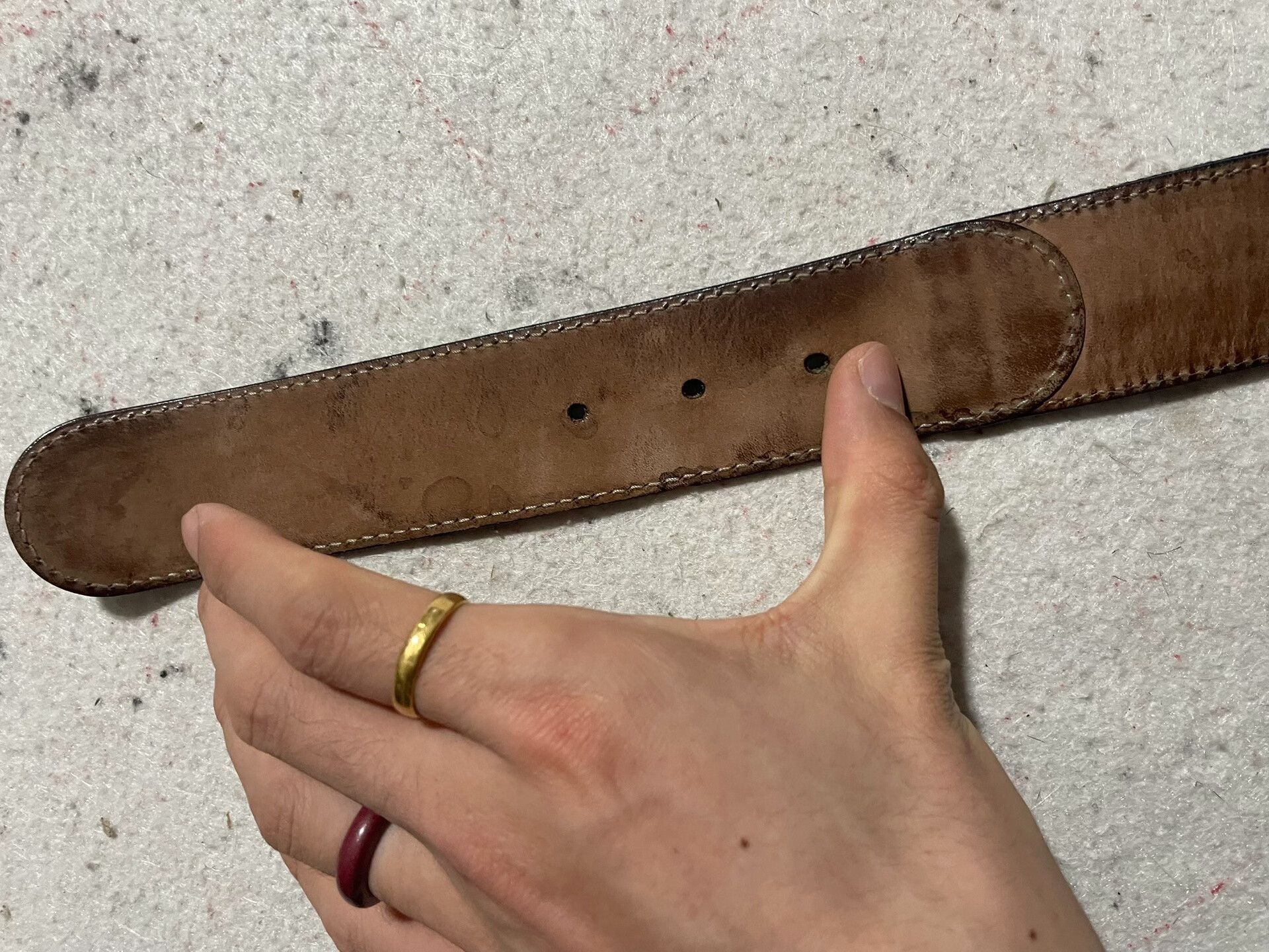 Gucci Gucci Black Leather Belt Size ONE SIZE - 6 Thumbnail