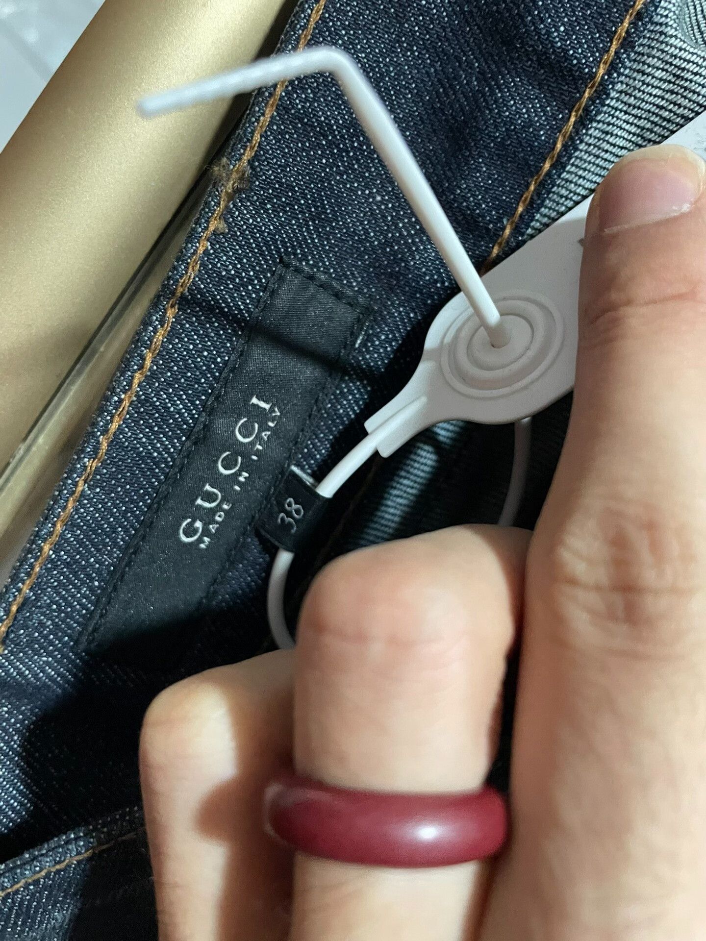 Gucci Gucci Jeans with Chain Decoration Size US 27 - 3 Thumbnail