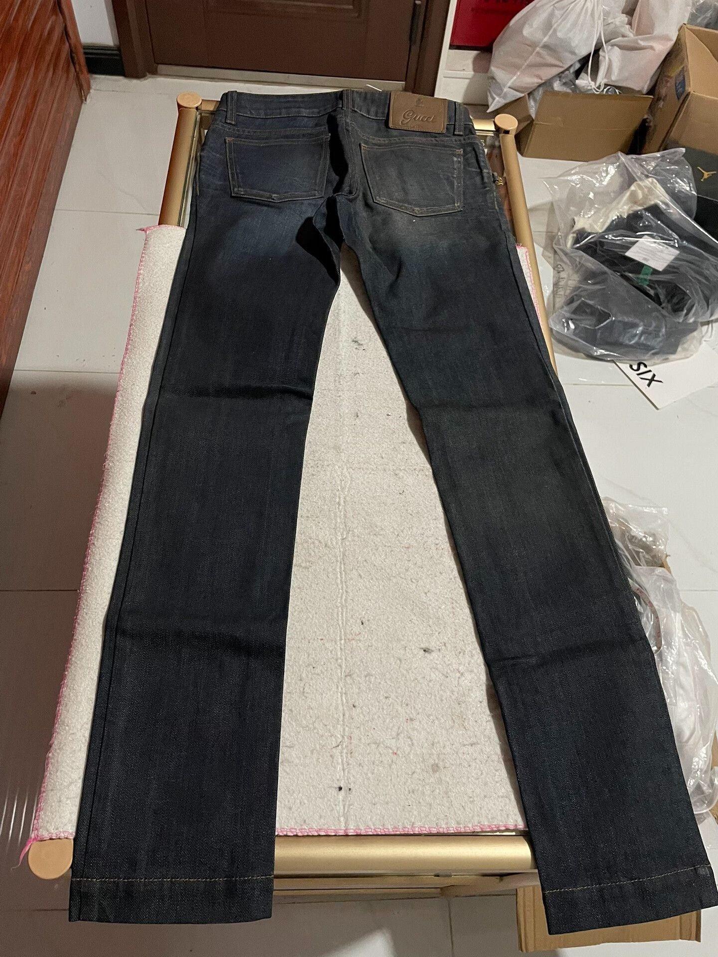 Gucci Gucci Jeans with Chain Decoration Size US 27 - 5 Thumbnail