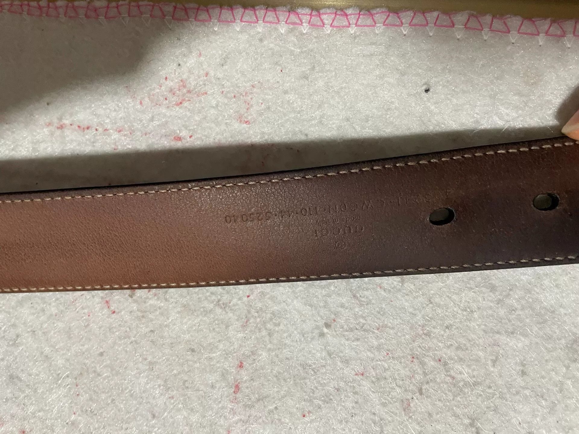 Gucci Gucci Double G Embossed Black Belt Size ONE SIZE - 8 Thumbnail