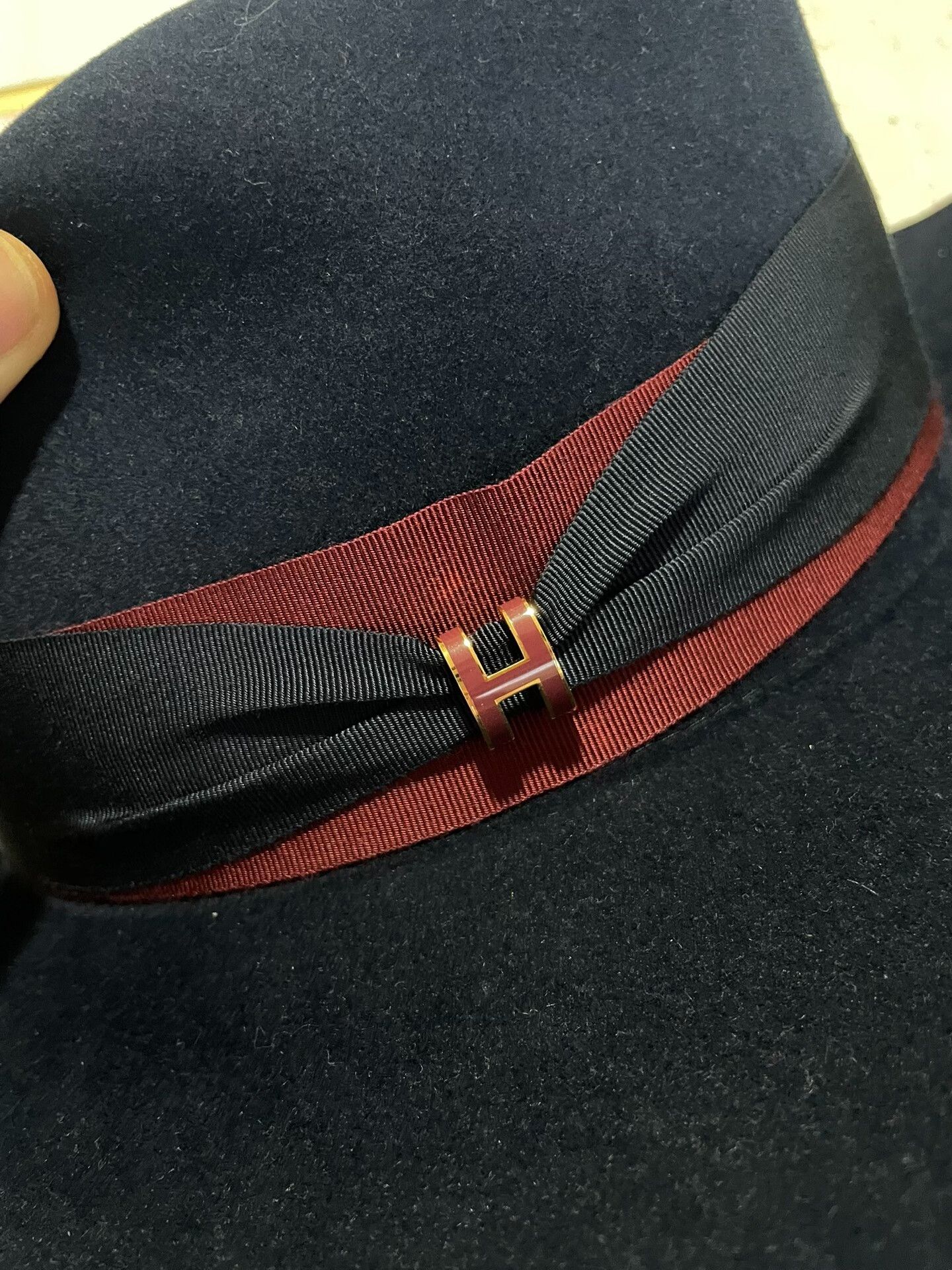 Hermes Hermes Black Wide-Brim Hat Size 58 Size ONE SIZE - 9 Thumbnail
