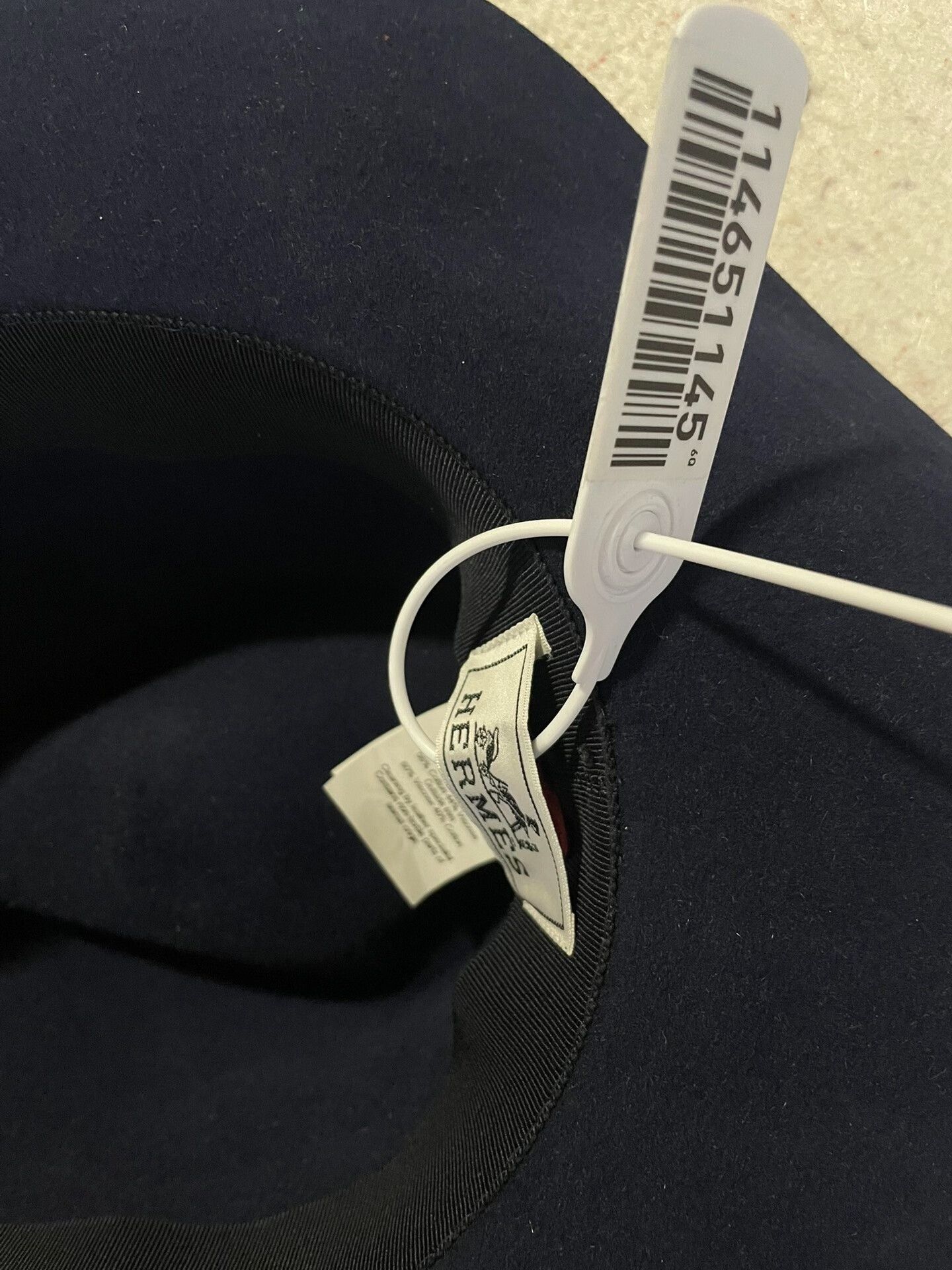 Hermes Hermes Black Wide-Brim Hat Size 58 Size ONE SIZE - 2 Thumbnail