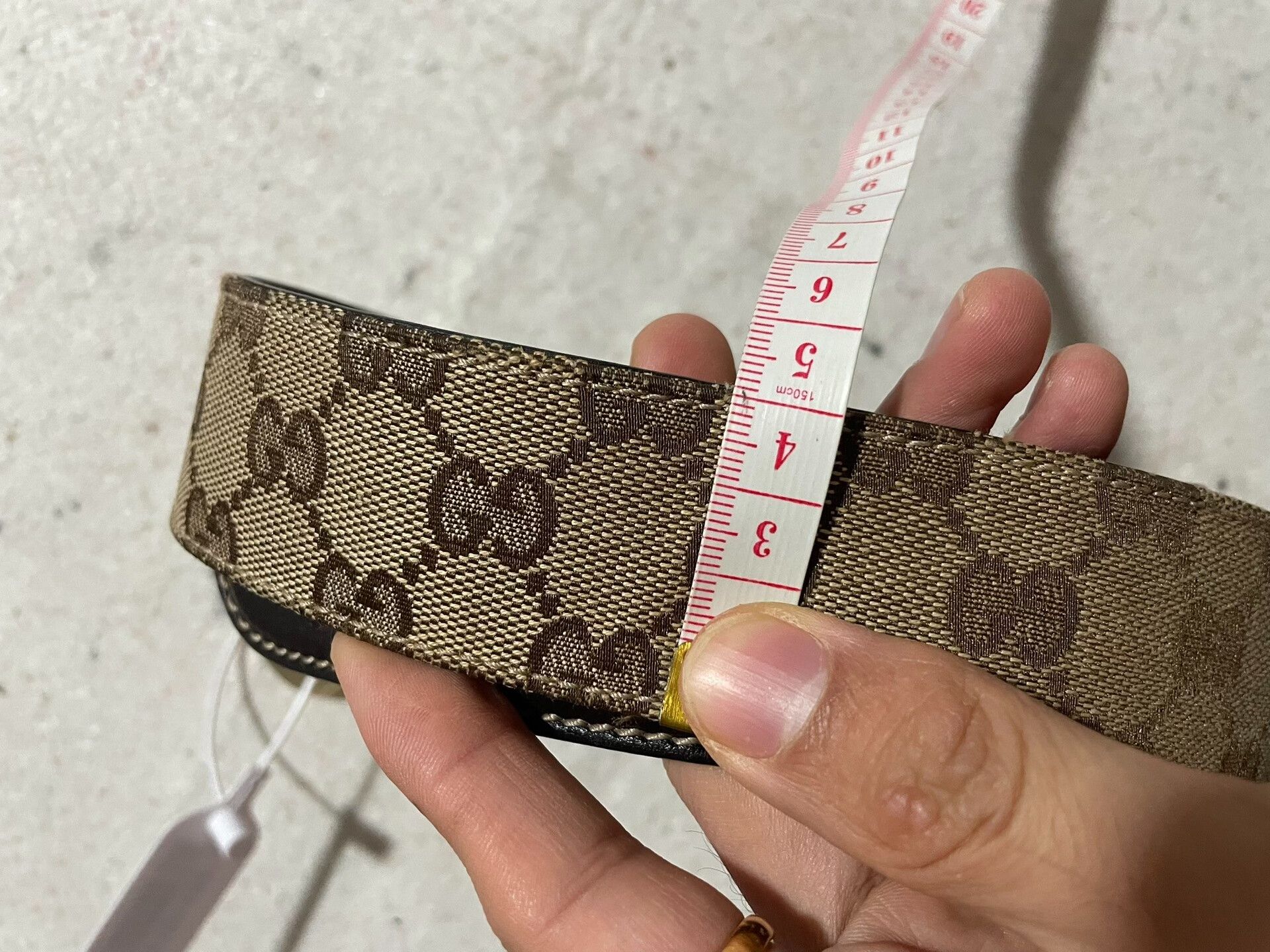 Gucci Gucci GG Monogram G Buckle Belt Size ONE SIZE - 8 Thumbnail