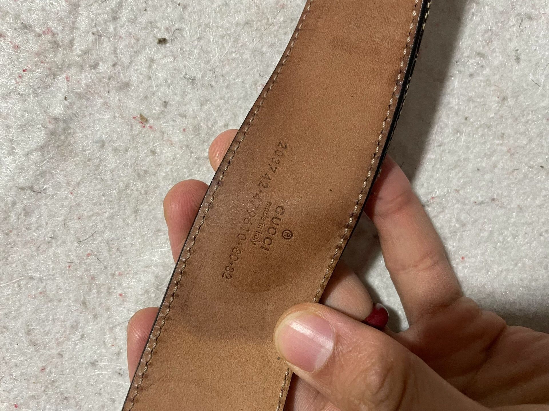 Gucci Gucci GG Monogram G Buckle Belt Size ONE SIZE - 6 Thumbnail