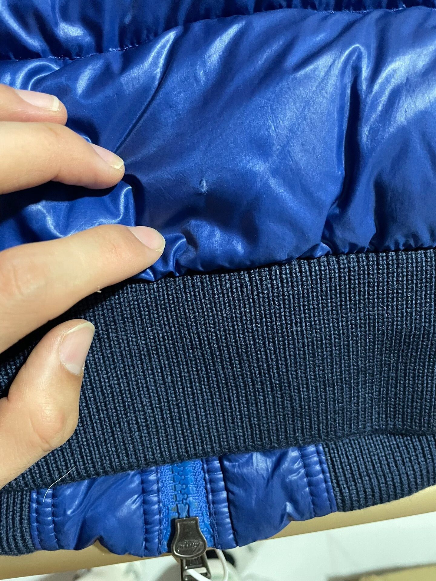 Moncler Moncler Blue Two-Piece Hooded Down Jacket Size US L / EU 52-54 / 3 - 5 Thumbnail