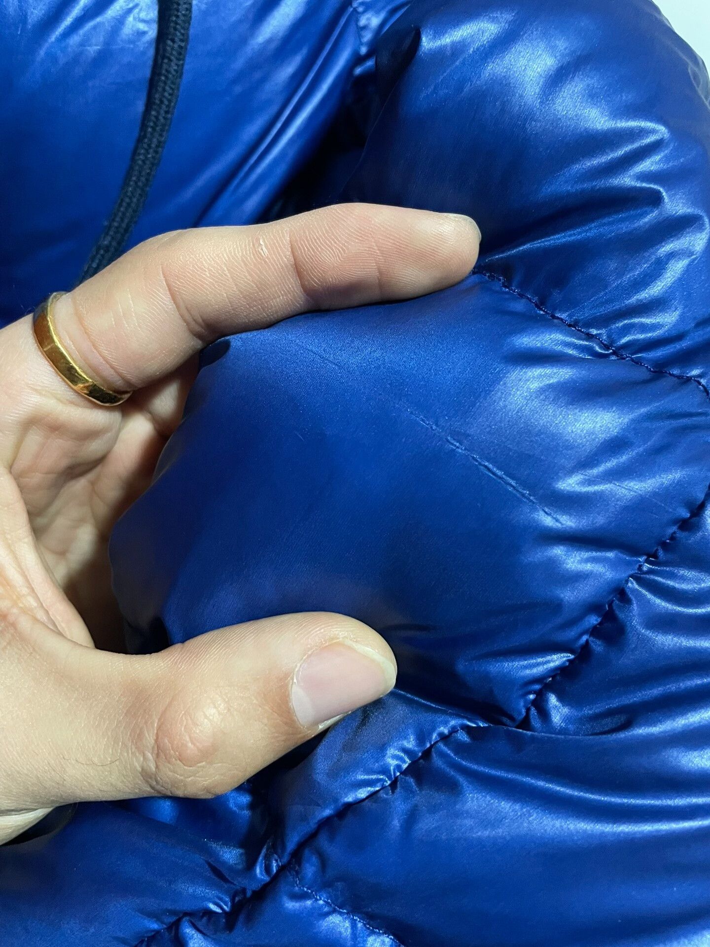 Moncler Moncler Blue Two-Piece Hooded Down Jacket Size US L / EU 52-54 / 3 - 9 Thumbnail