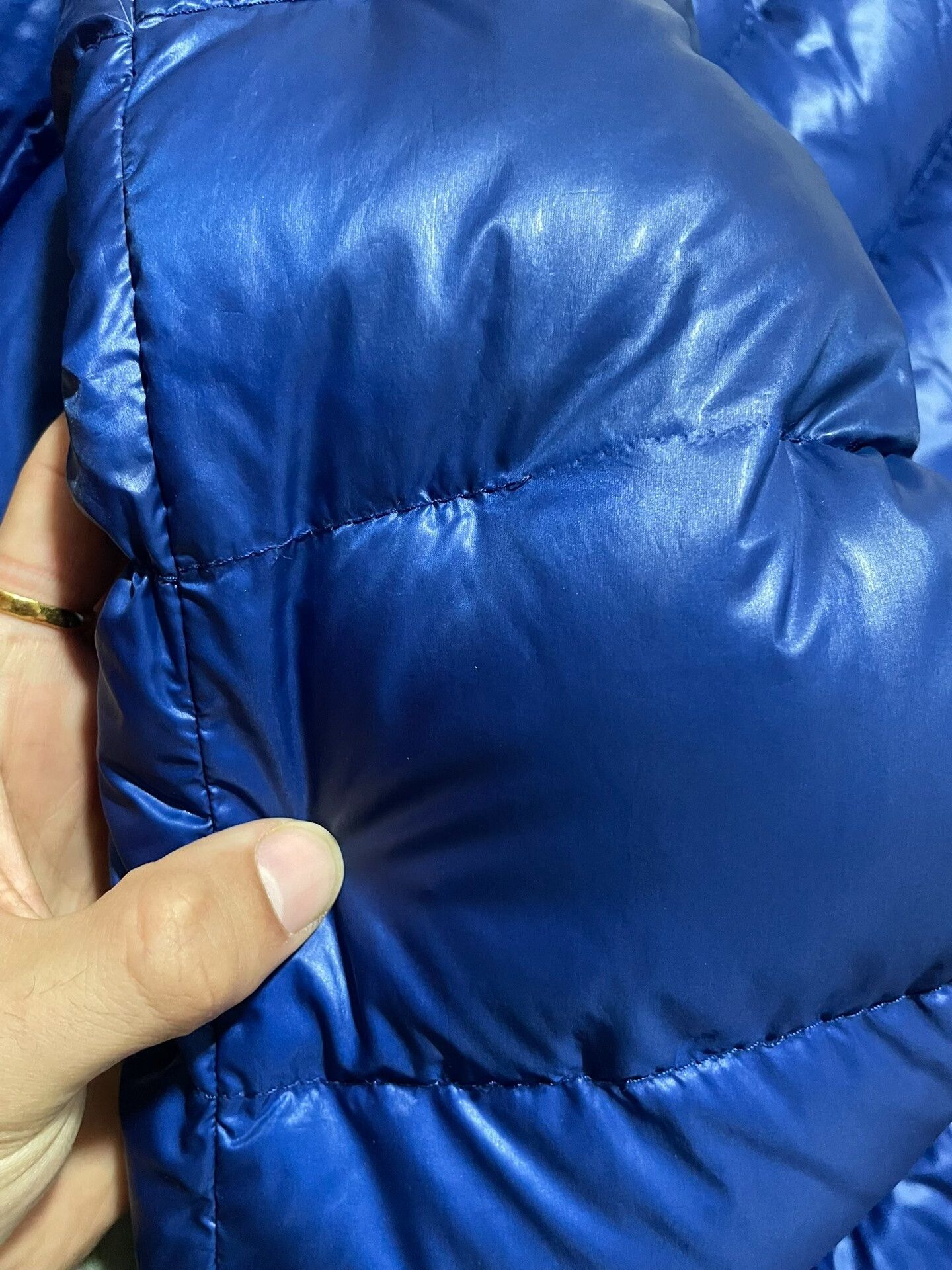 Moncler Moncler Blue Two-Piece Hooded Down Jacket Size US L / EU 52-54 / 3 - 7 Thumbnail