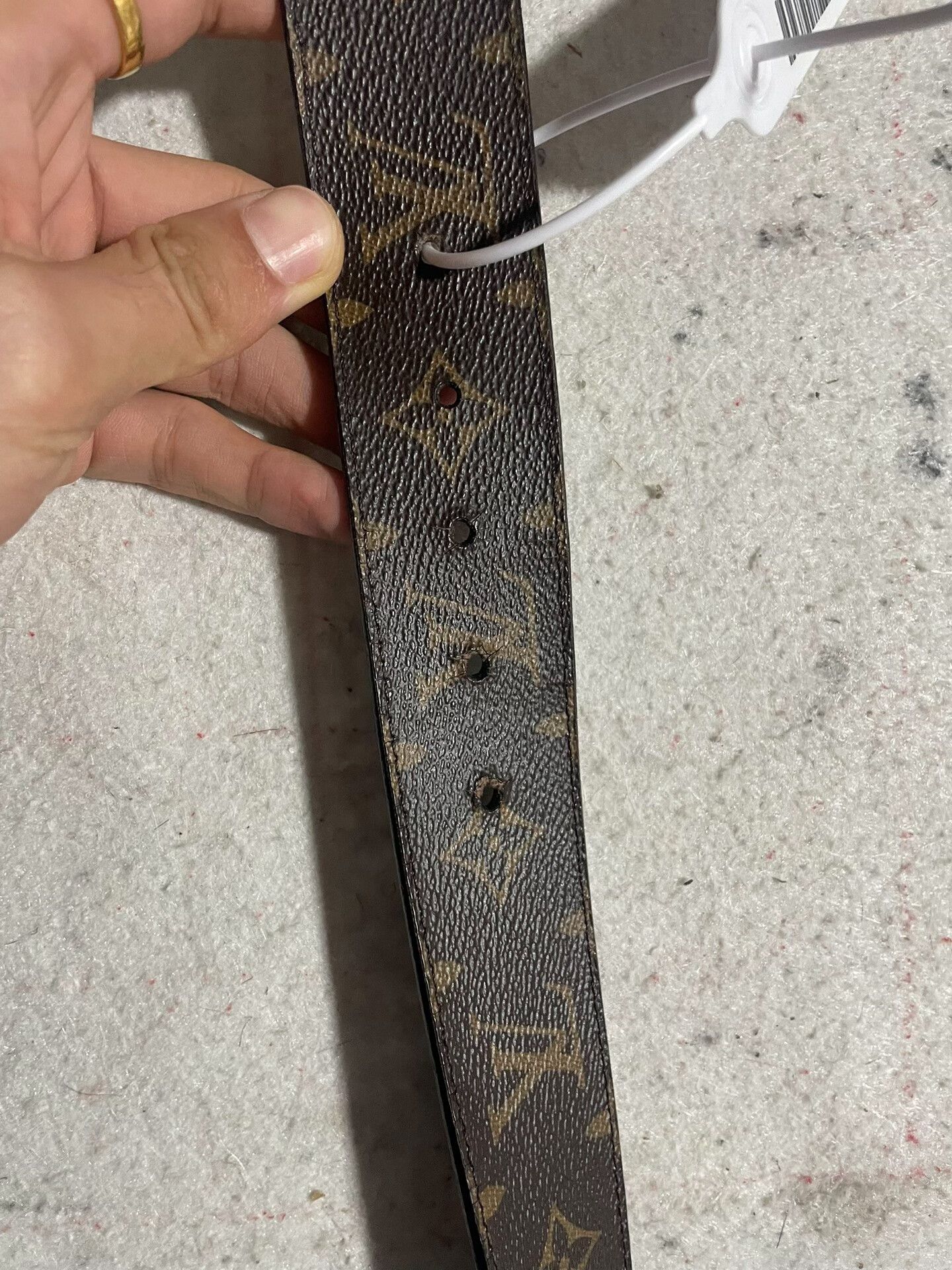 Louis Vuitton Louis Vuitton Classic Monogram Belt Size ONE SIZE - 2 Thumbnail