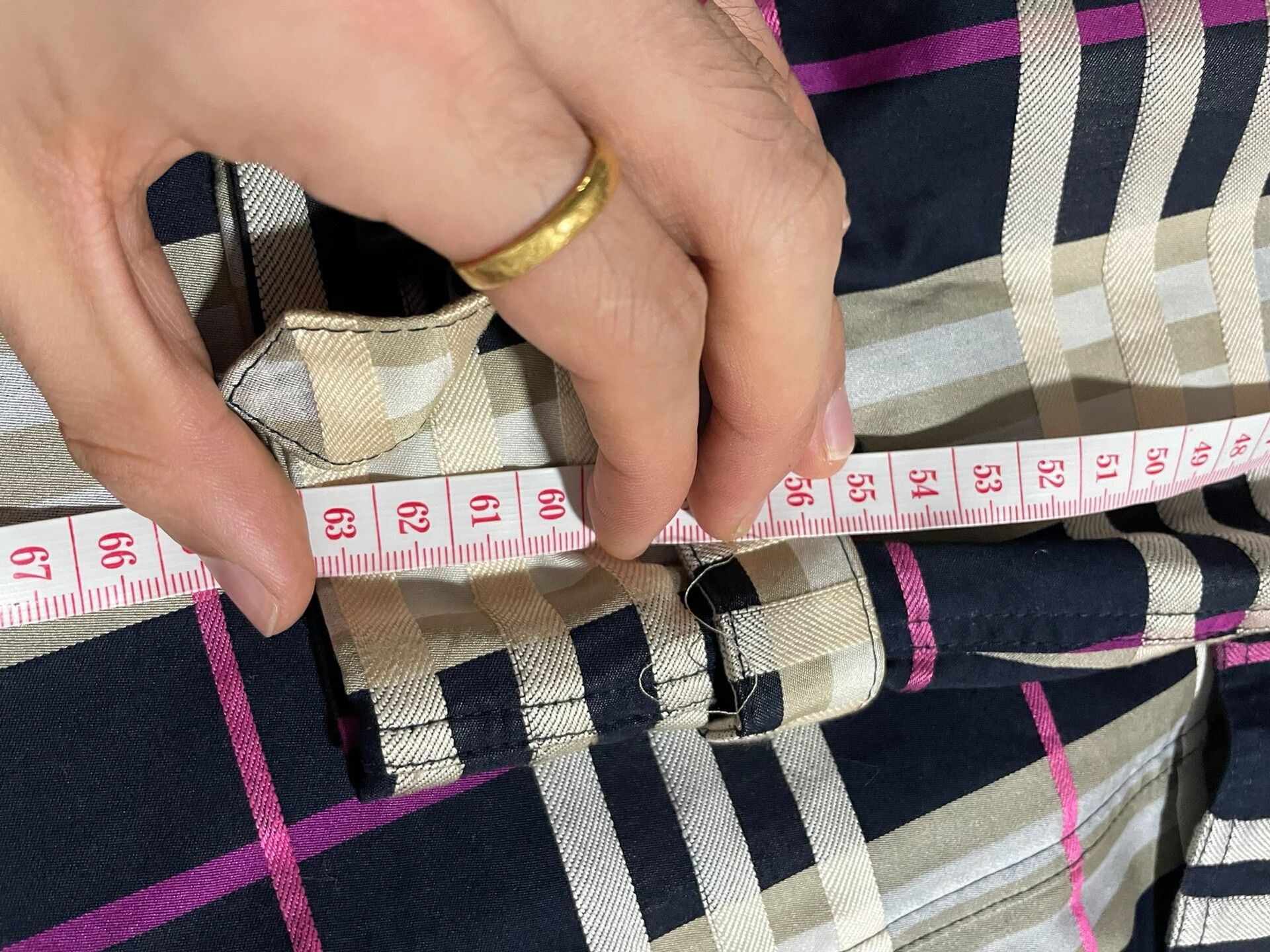 Burberry Burberry Double-Breasted Check Trench Coat Size S / US 4 / IT 40 - 9 Thumbnail