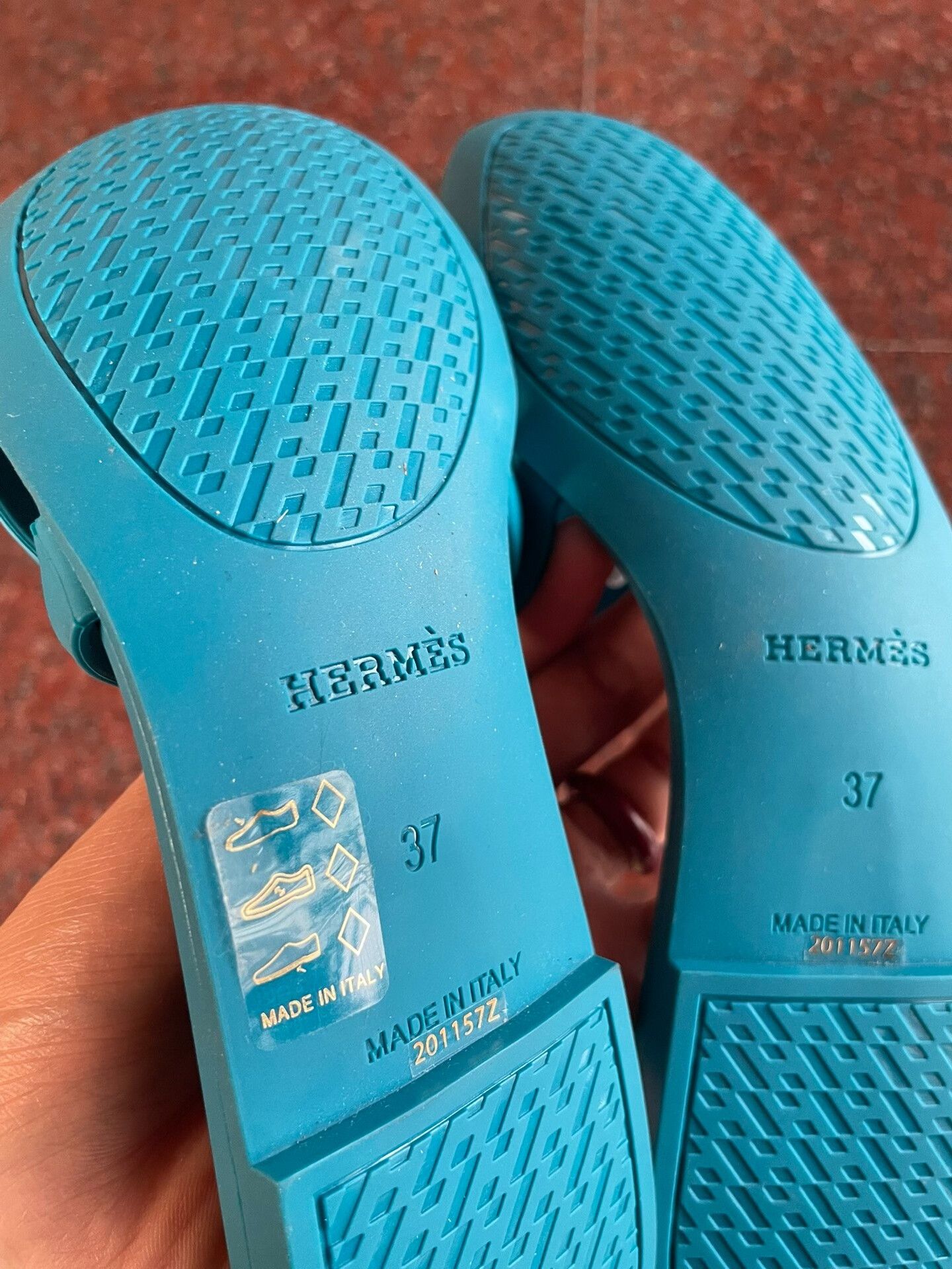 Hermes Hermès Pig Nose Rubber Sandals Size US 6 / IT 36 - 3 Thumbnail