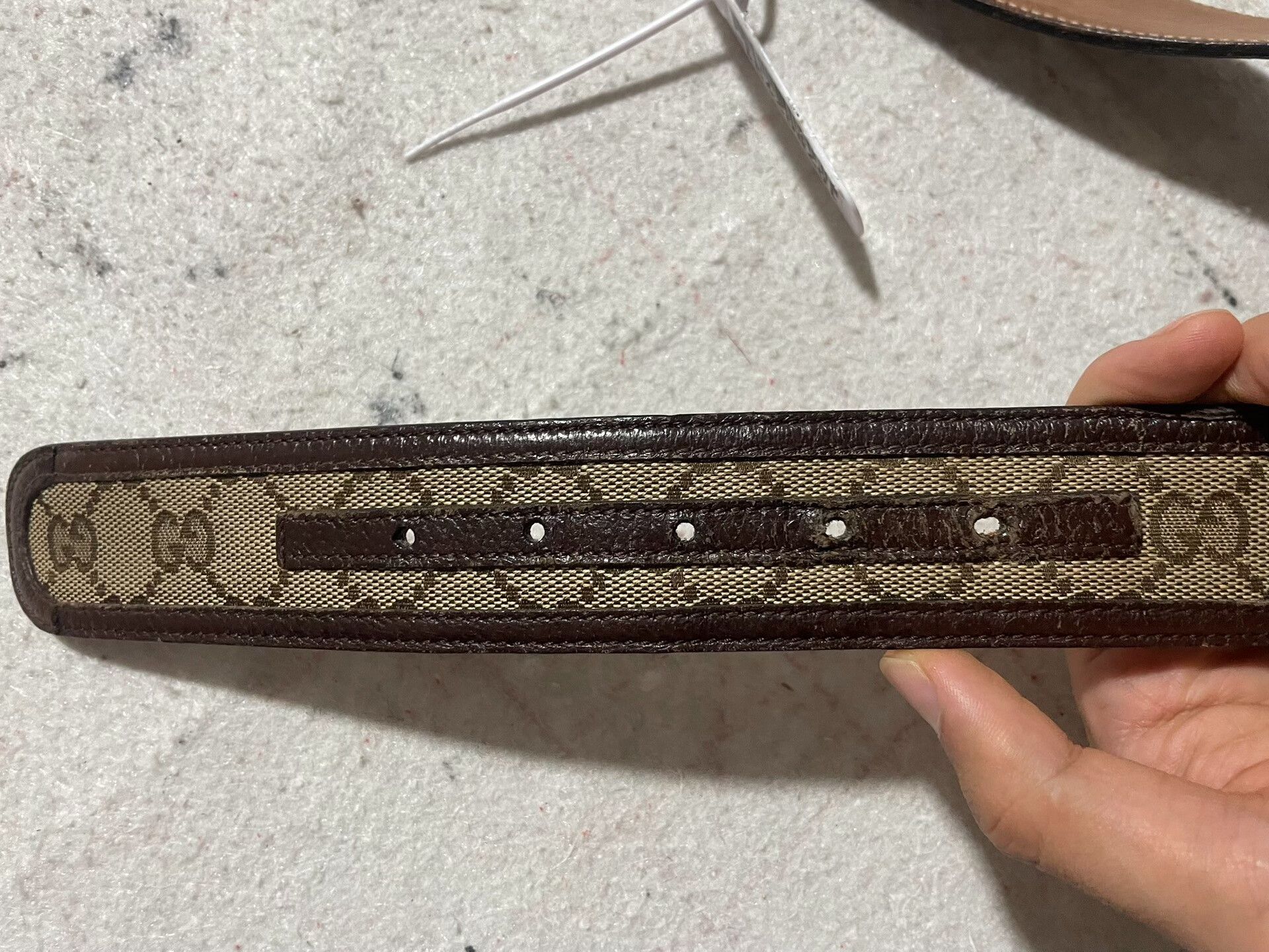 Gucci Gucci Men's Classic GG Belt Size ONE SIZE - 6 Thumbnail