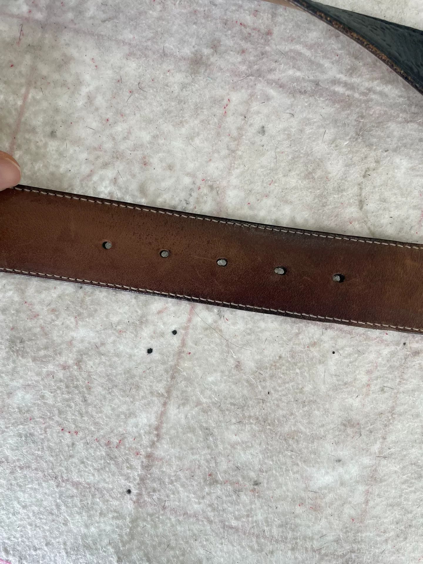 Gucci Gucci Classic Double G Gold Buckle Belt Size ONE SIZE - 3 Thumbnail